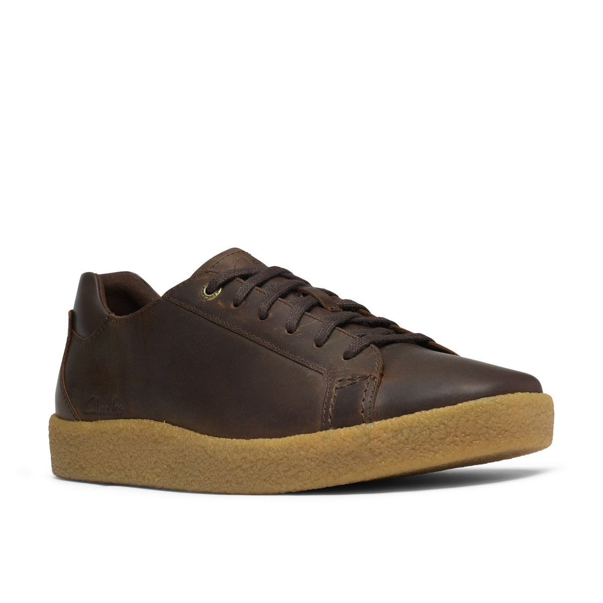 Clarks Men Brown-Beige Smokeford Lace Shoes