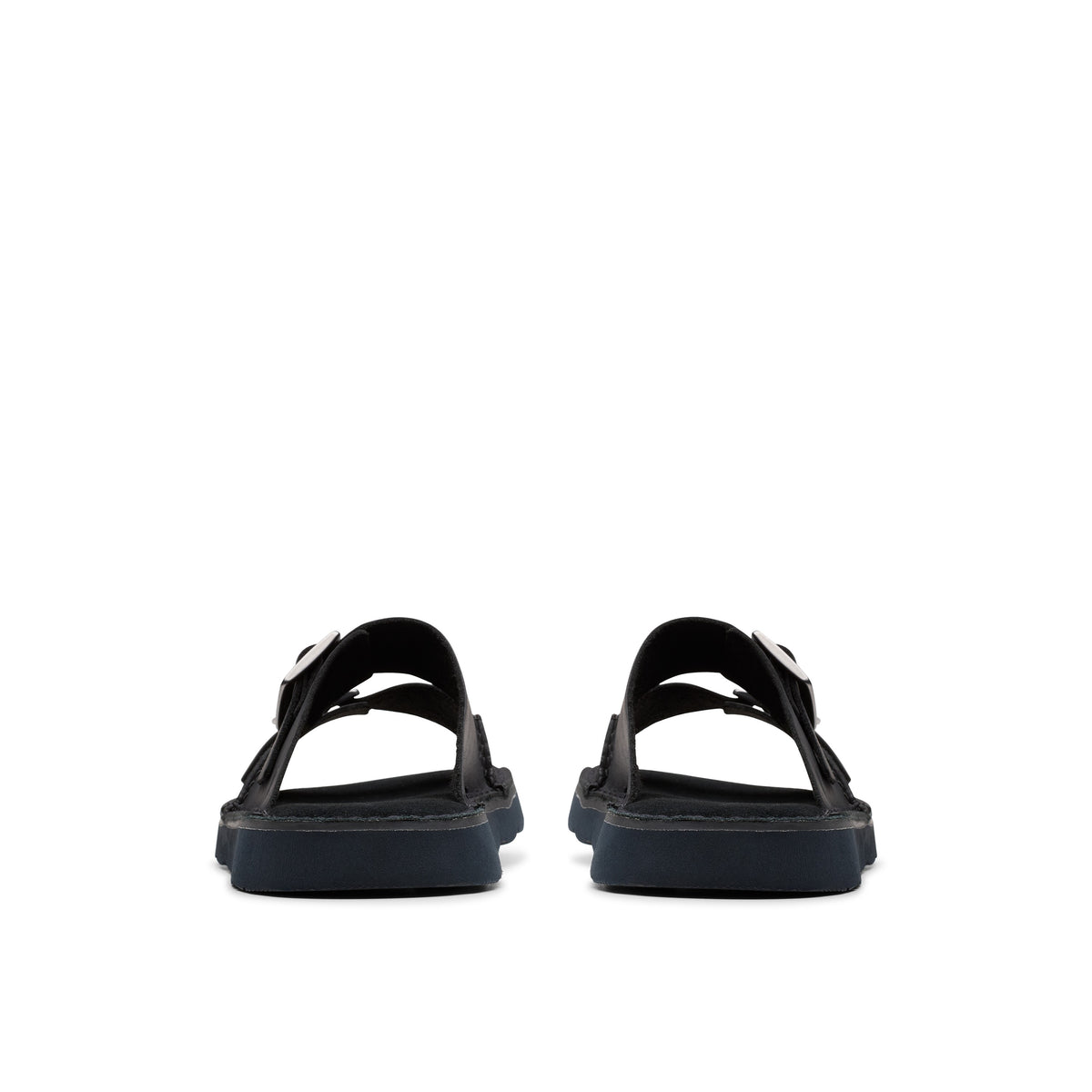 Clarks Men Black Solsbury Strap Sandals