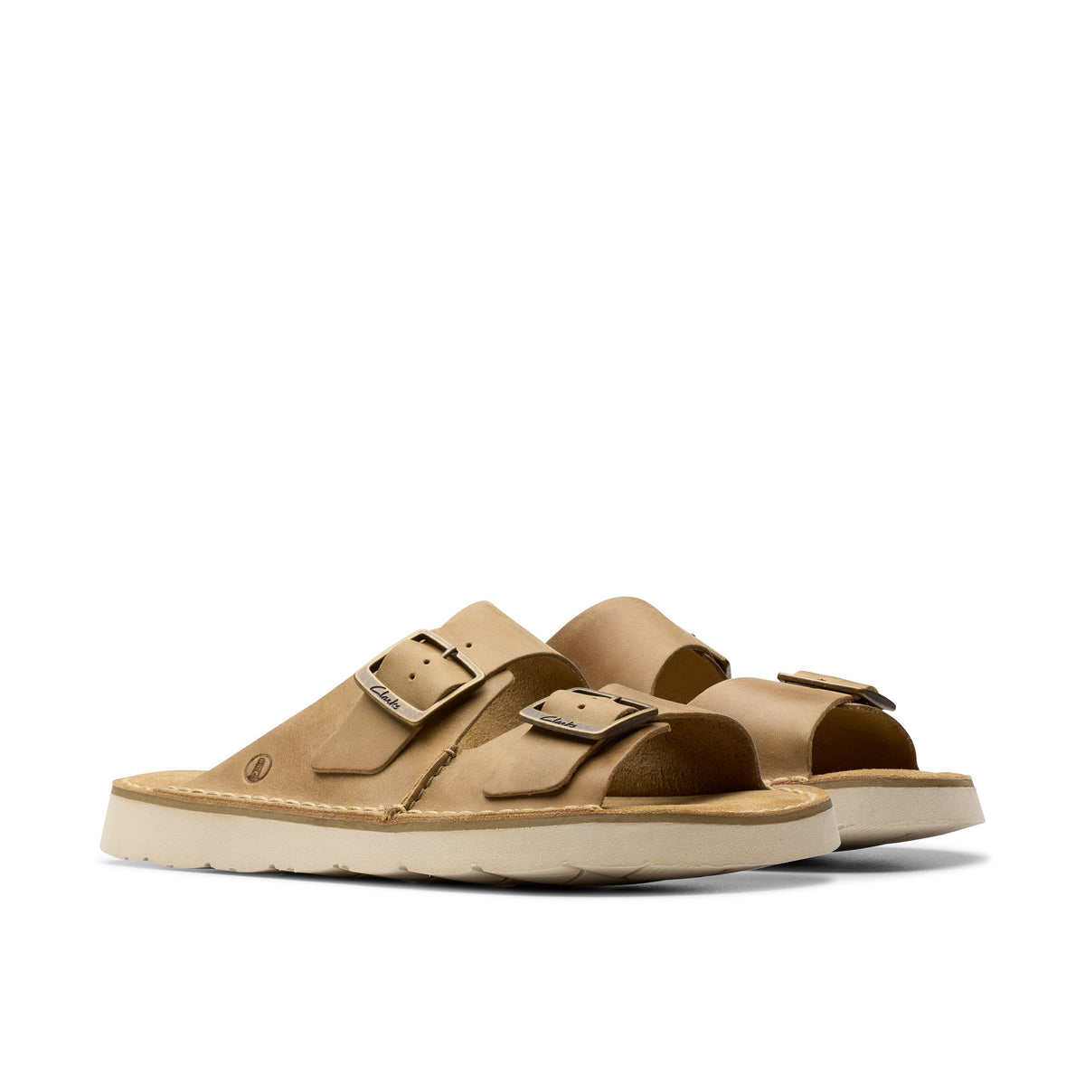 Clarks Men Brown Solsbury Strap Sandals