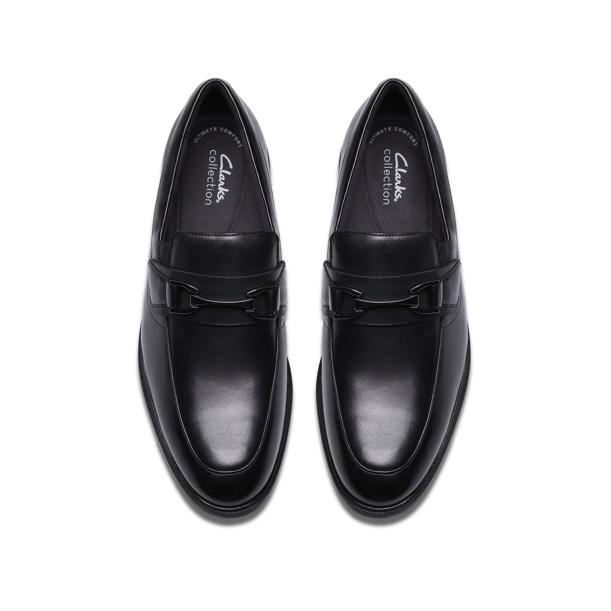 Clarks Men Black Steadwell Bit Shoes