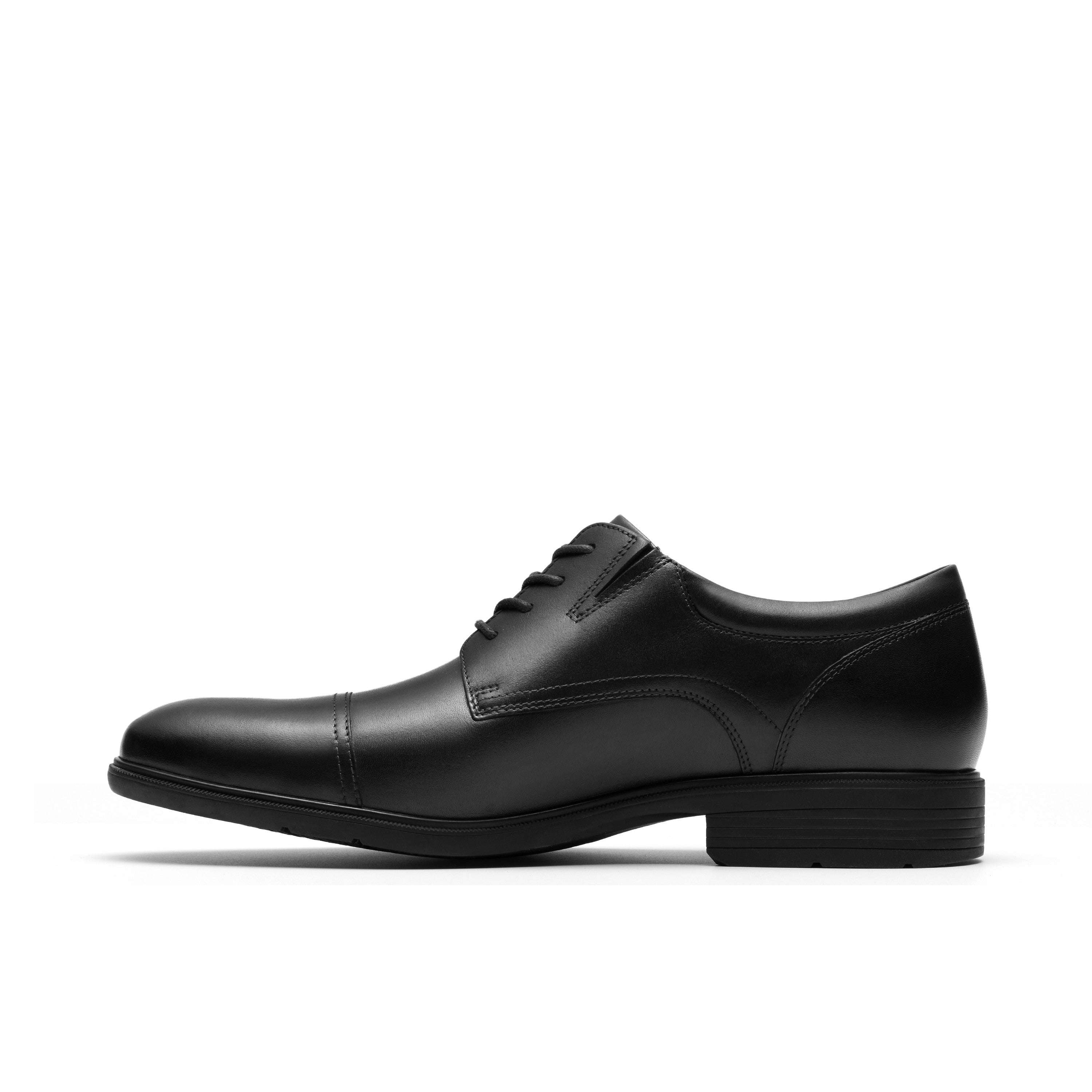Clarks Men Black Steadwell Cap Shoes