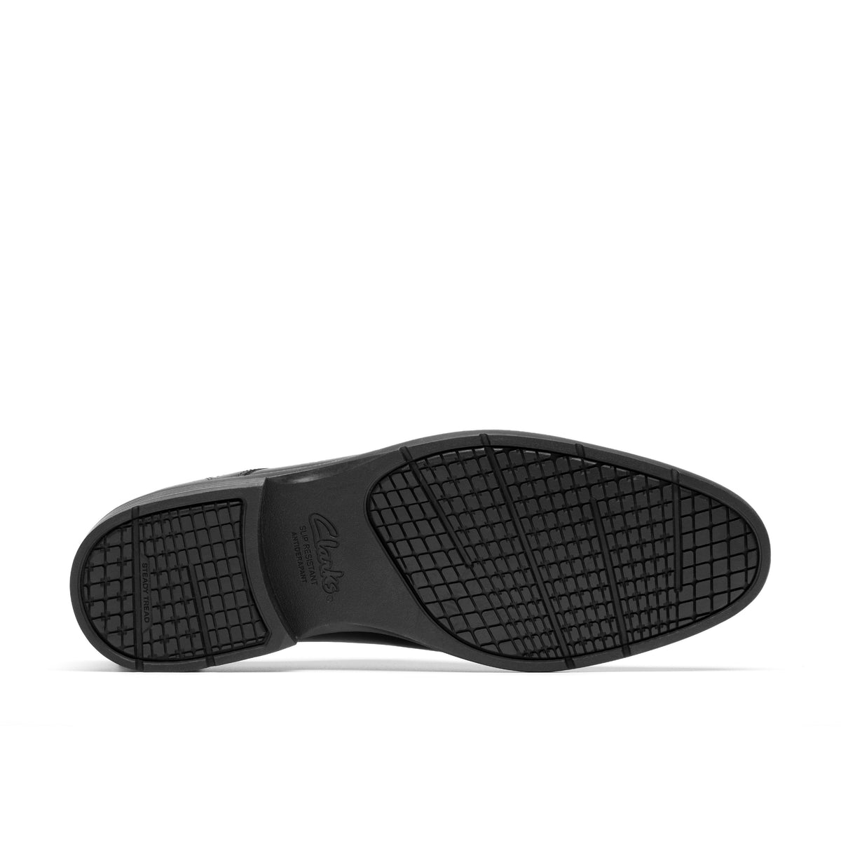 Clarks Men Black Steadwell Lace Shoes
