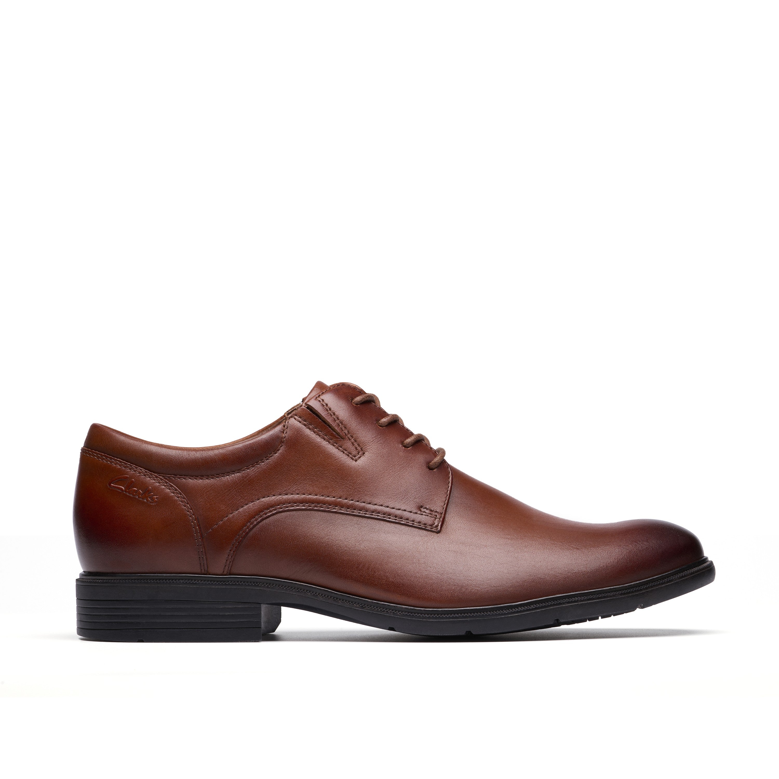 Clarks Men Tan Steadwell Lace Shoes