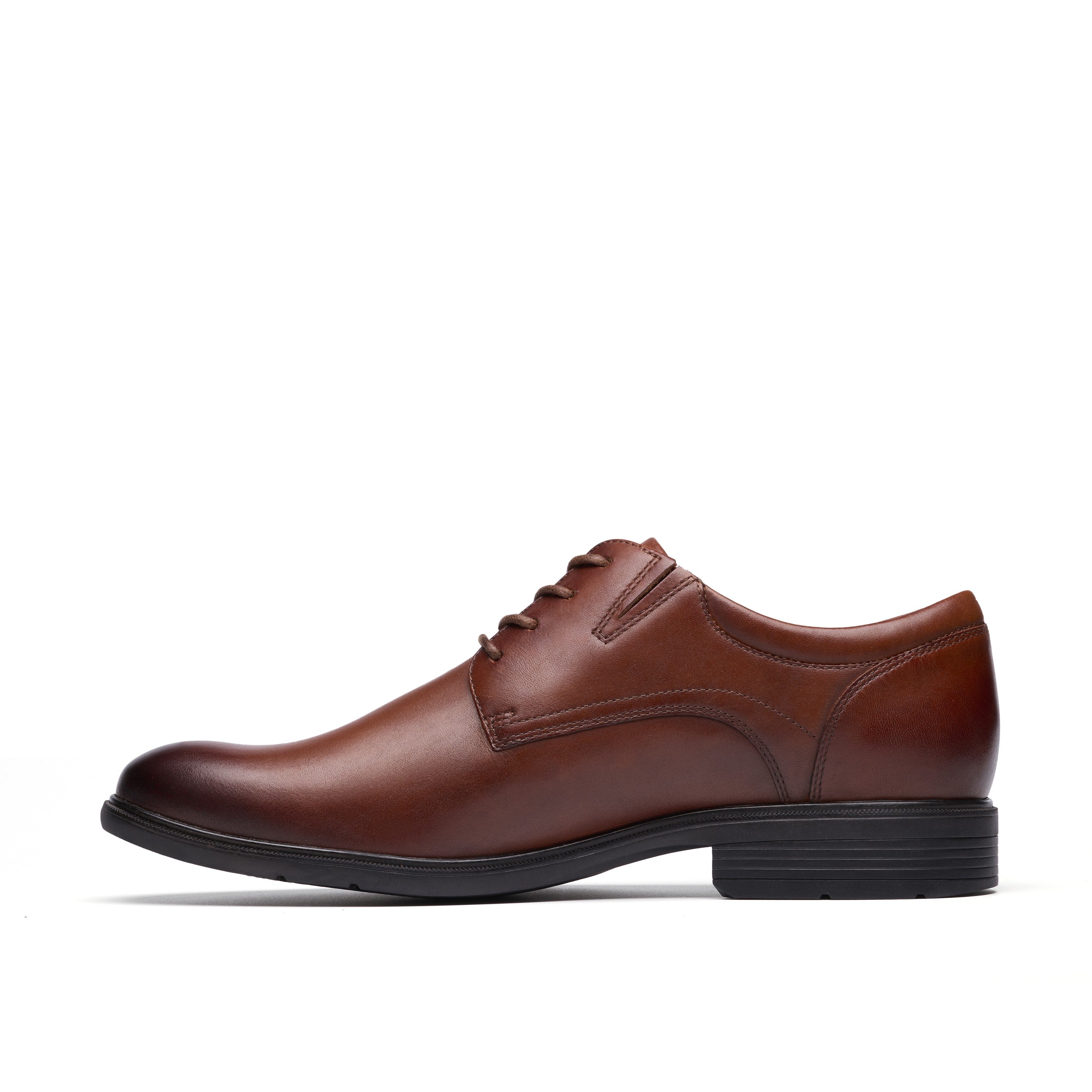 Clarks Men Tan Steadwell Lace Shoes