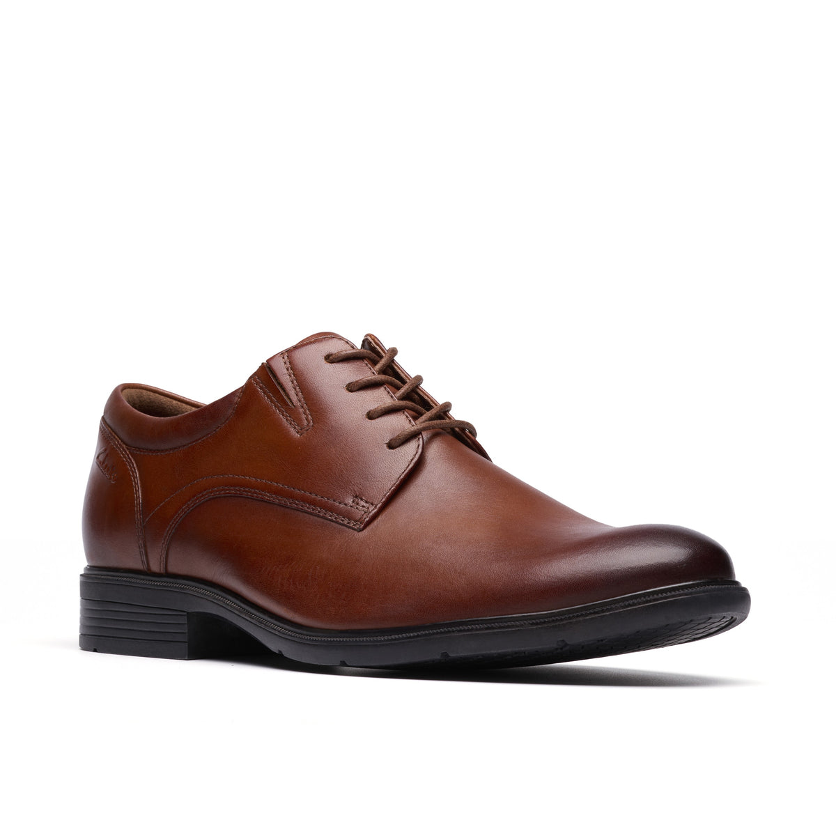 Clarks Men Tan Steadwell Lace Shoes