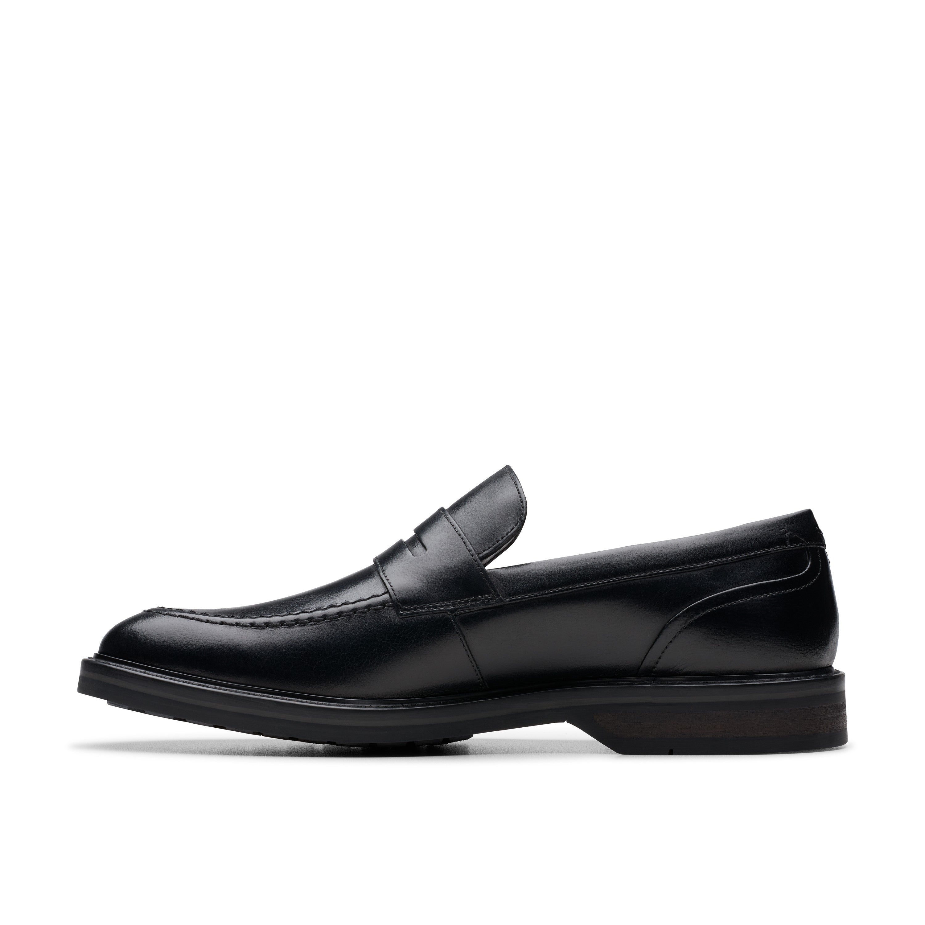 Clarks Men Black Aldwin Step Shoes