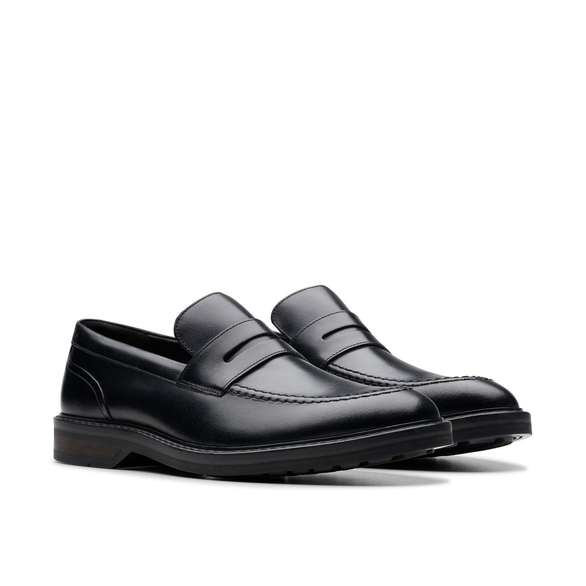 Clarks Men Black Aldwin Step Shoes