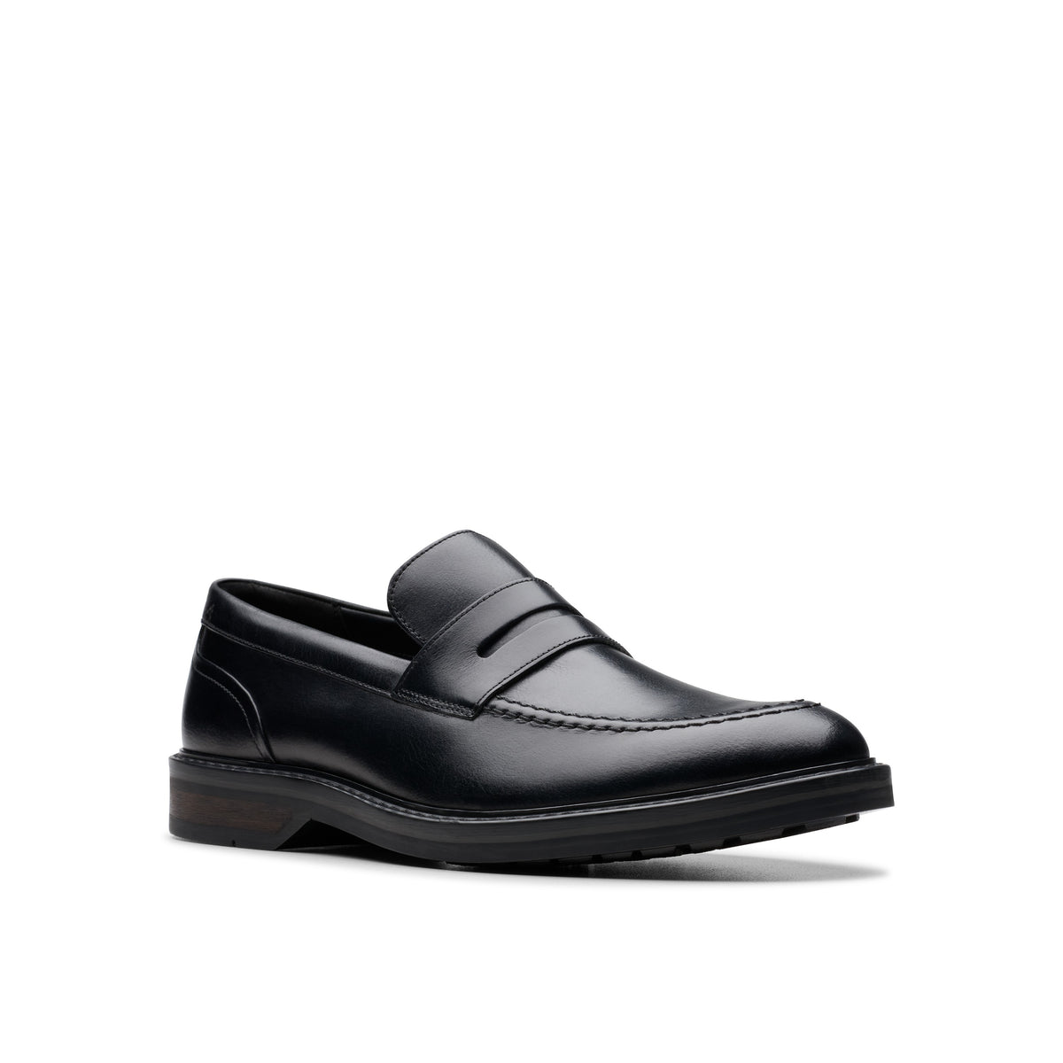 Clarks Men Black Aldwin Step Shoes