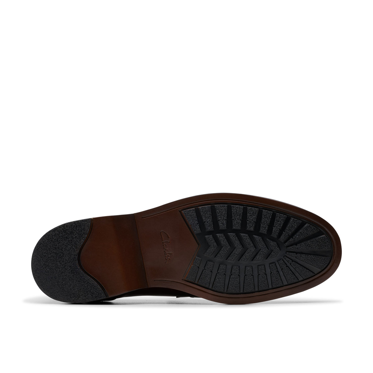 Clarks Men Tan Aldwin Step Shoes