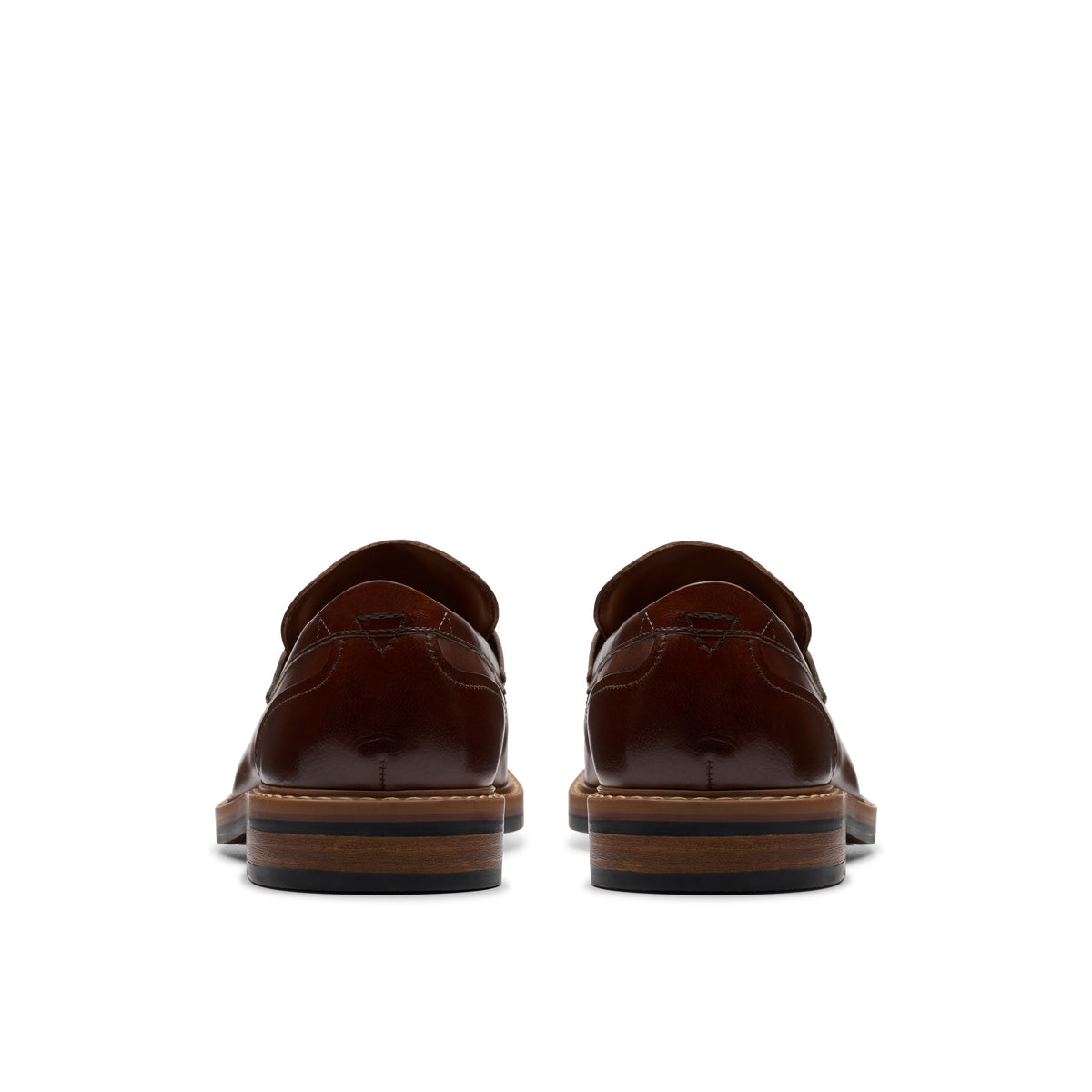 Clarks Men Tan Aldwin Step Shoes