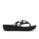 Clarks Women Arla Glison Black Multi Flip Flop