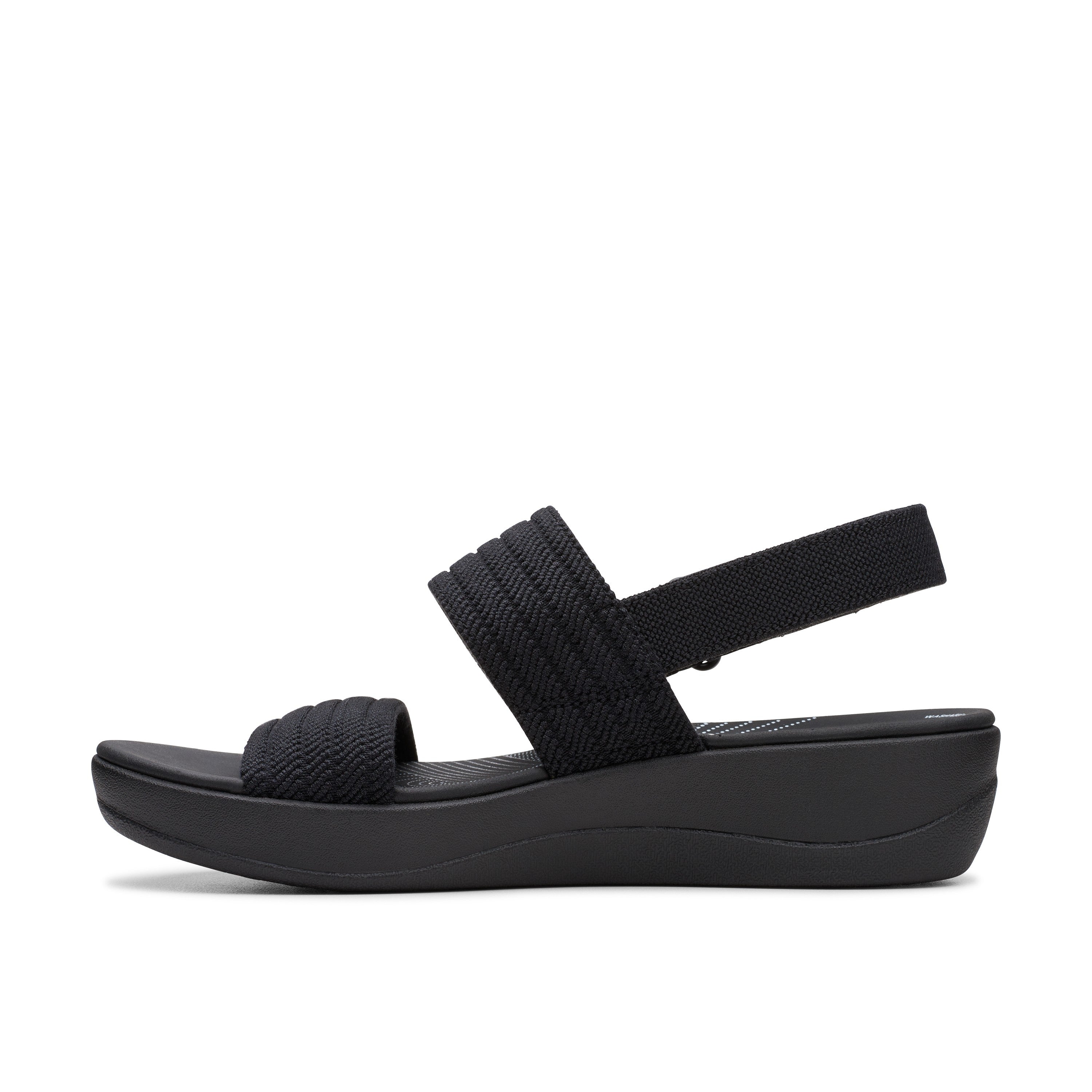 Clarks Women Black Arla Stroll Sandals