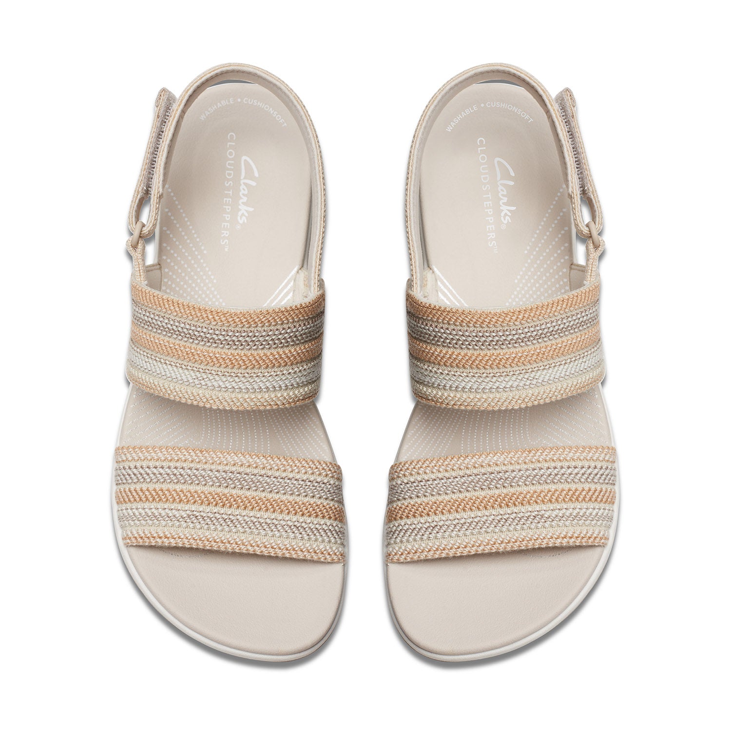 Clarks Women Arla Stroll Beigemulti Sandals