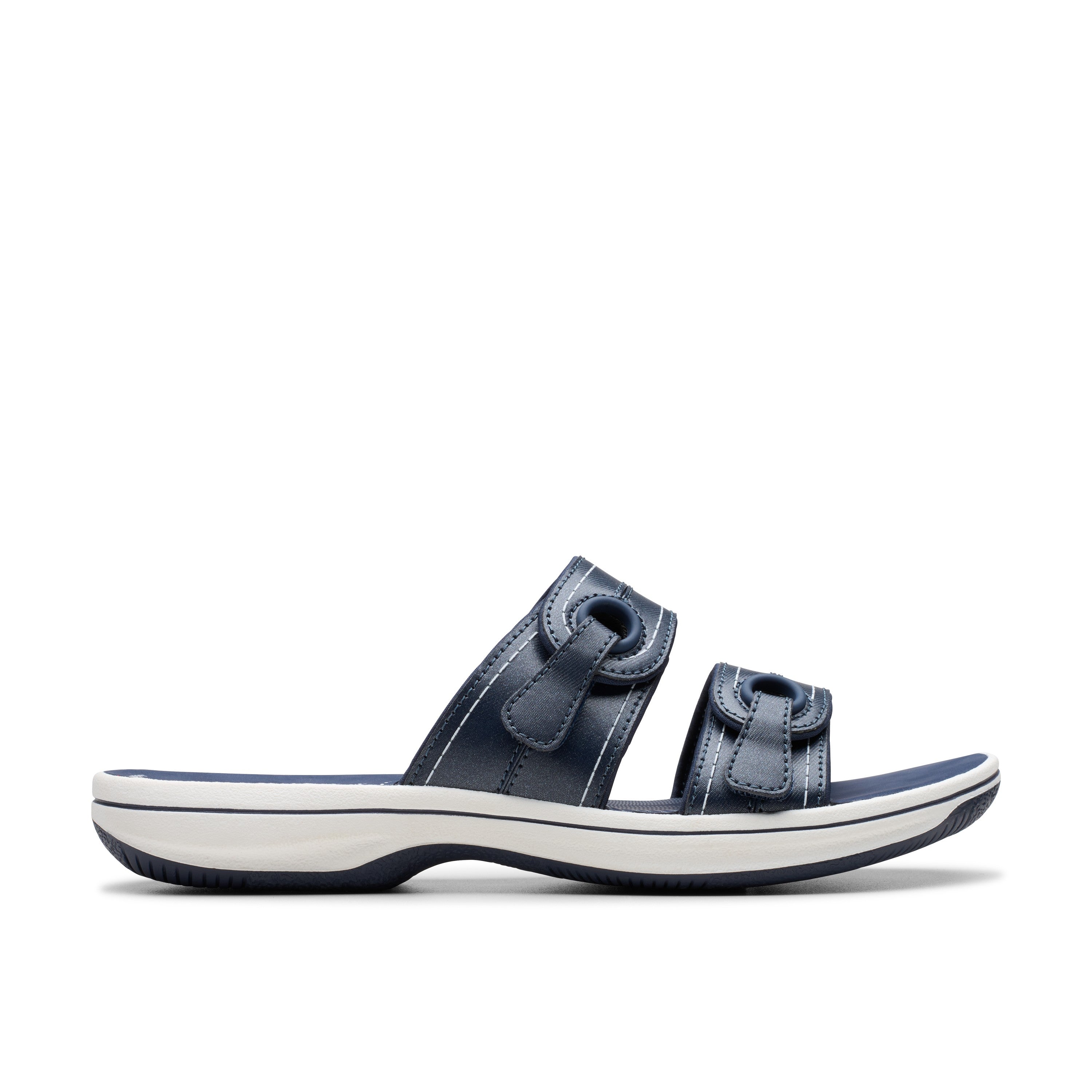 Clarks Women Blue-Navy Brinkley Maye Sandals