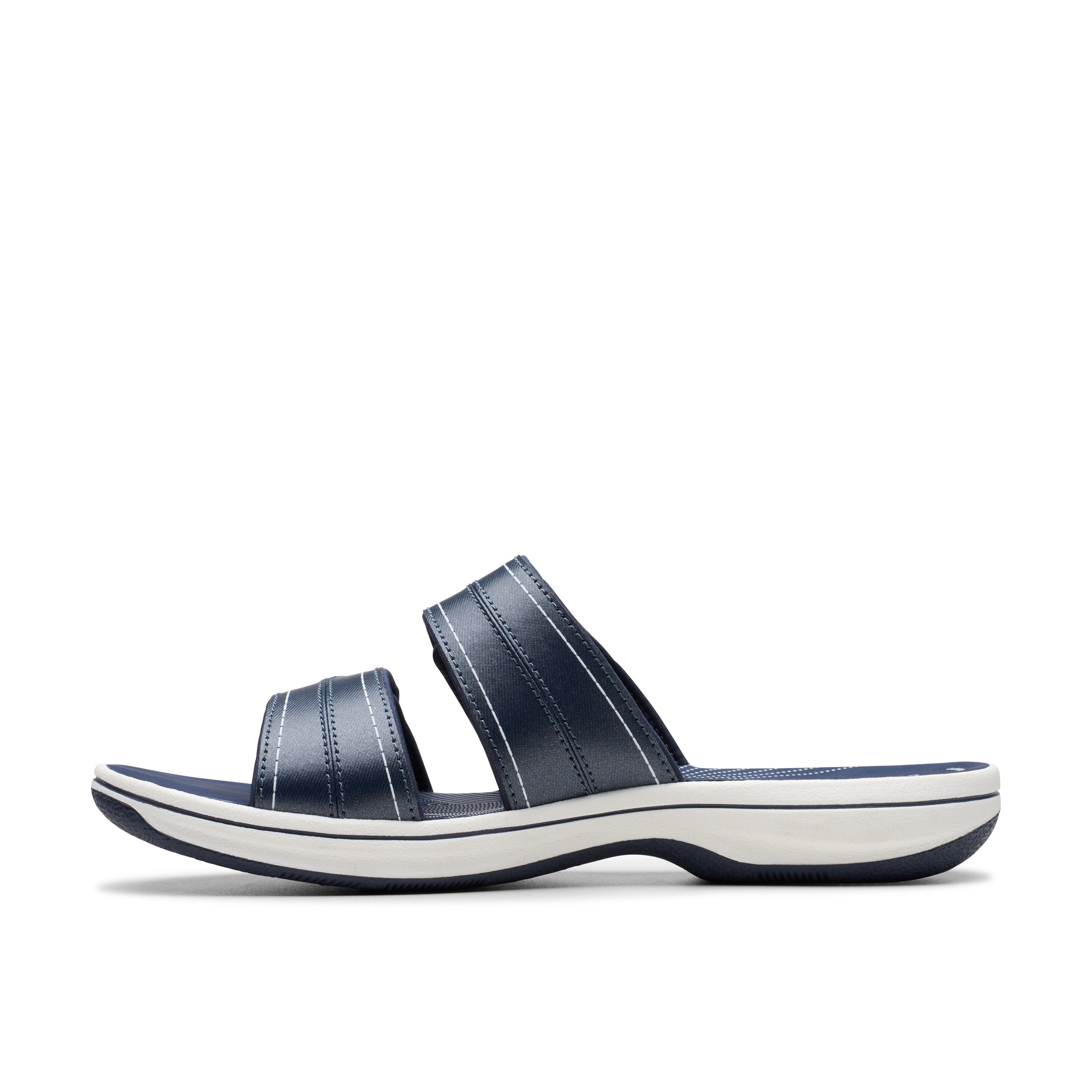 Clarks Women Blue-Navy Brinkley Maye Sandals
