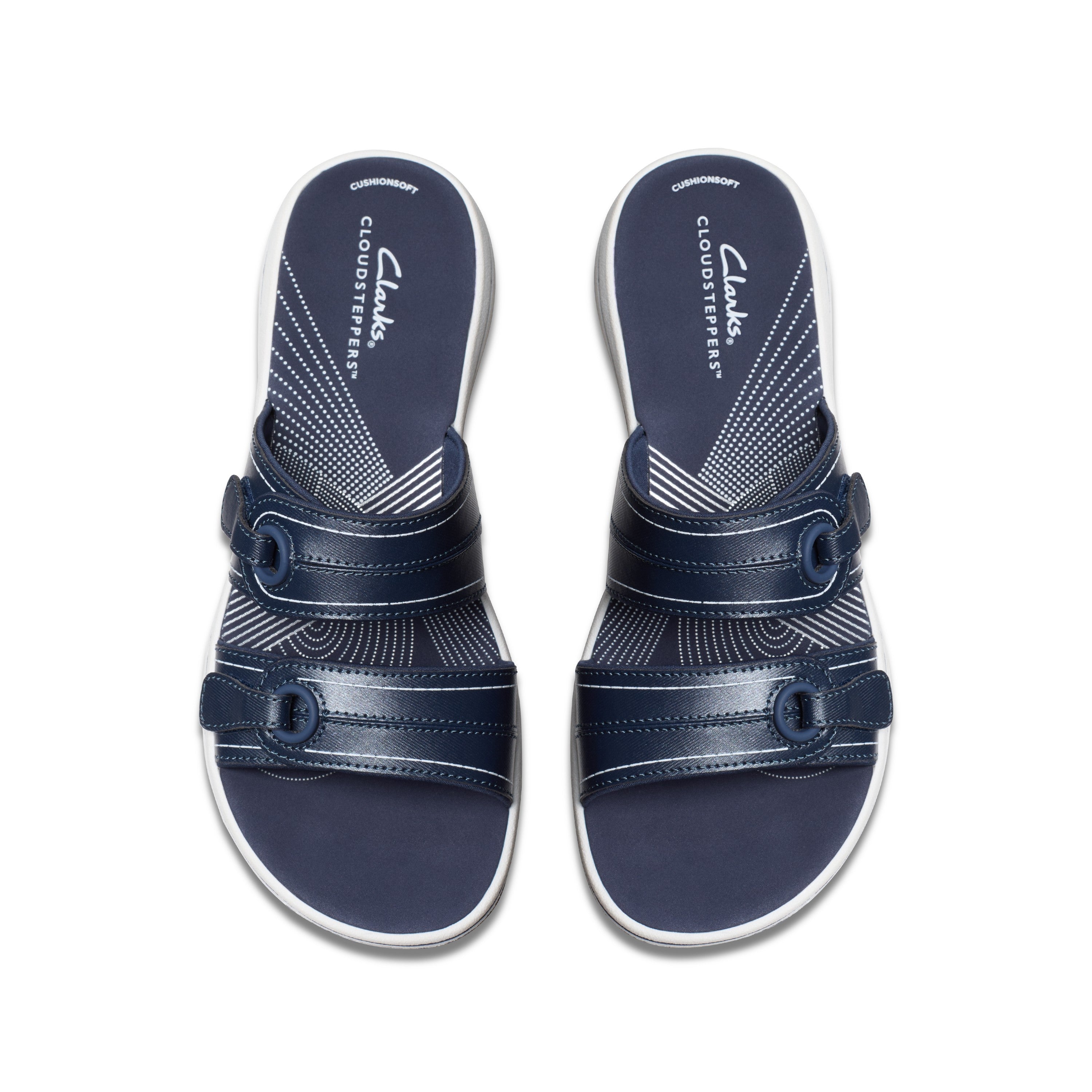 Clarks Women Blue-Navy Brinkley Maye Sandals