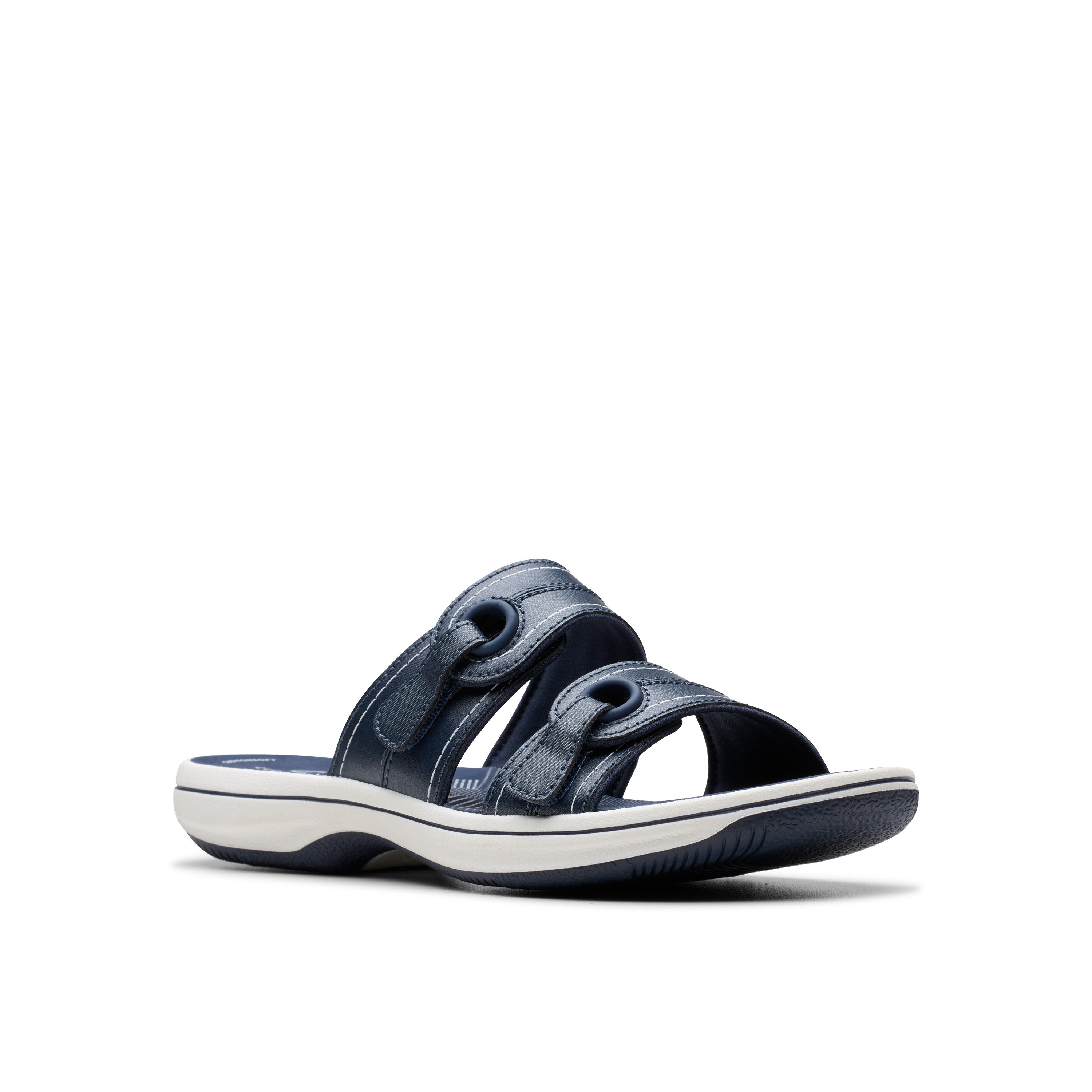 Clarks Women Blue-Navy Brinkley Maye Sandals