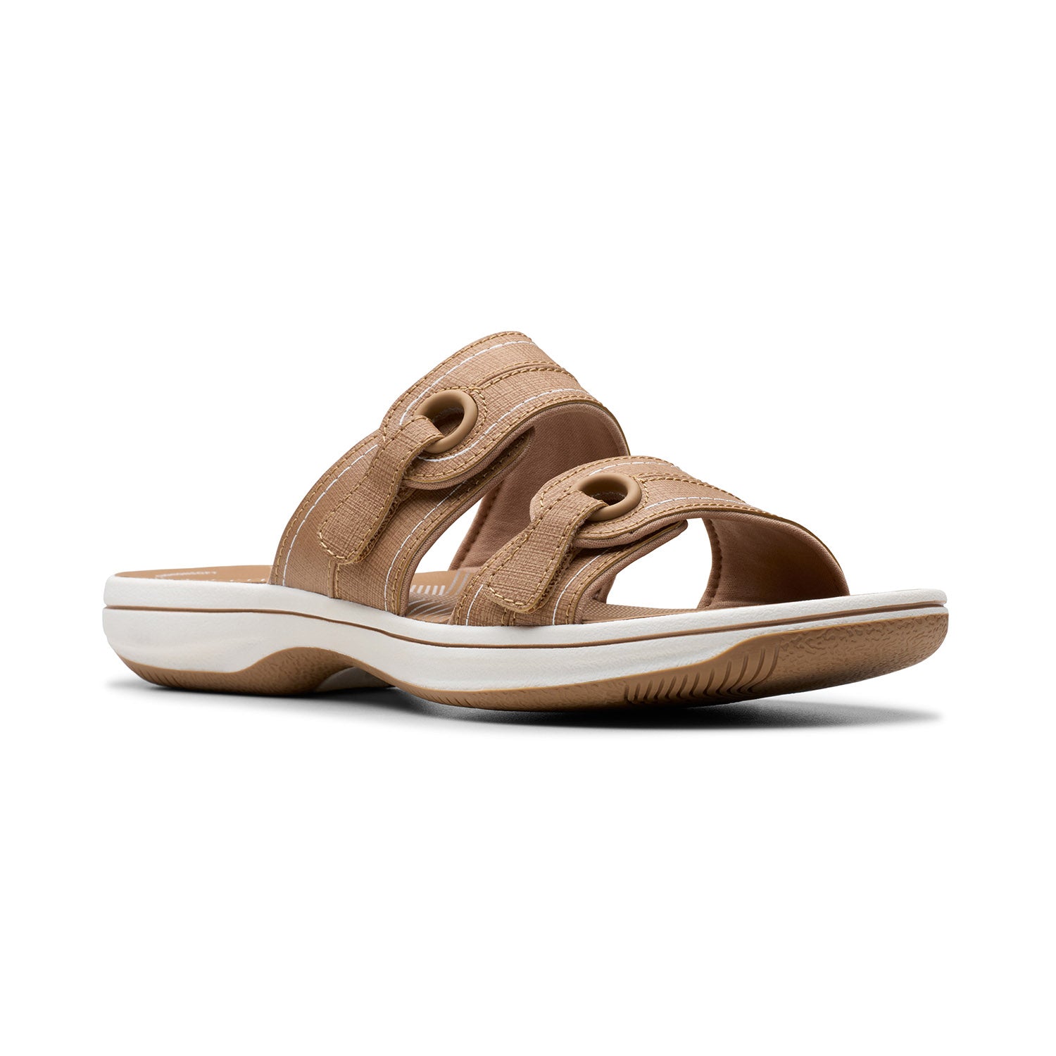Clarks Women Brinkley Maye Beige Sandals