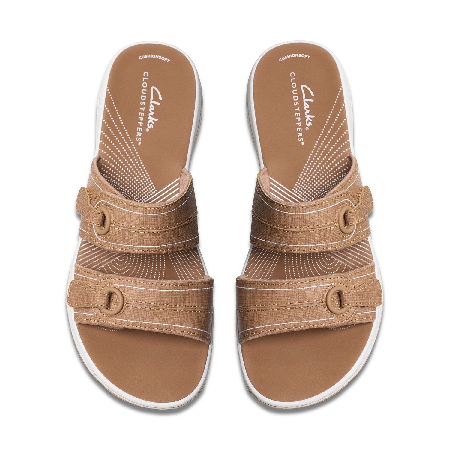 Clarks Women Brinkley Maye Beige Sandals