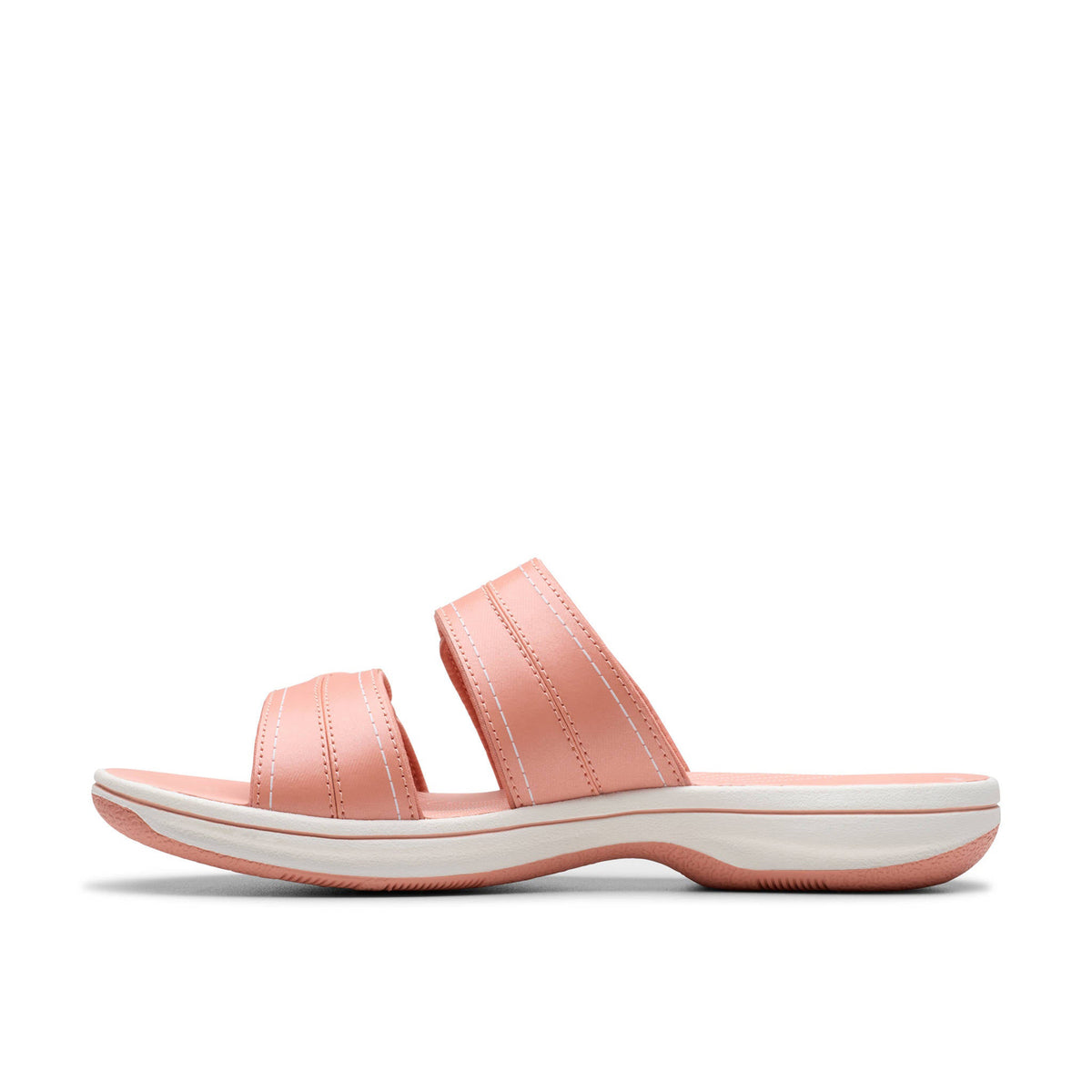 Clarks Women White-Pink Brinkley Maye Sandals