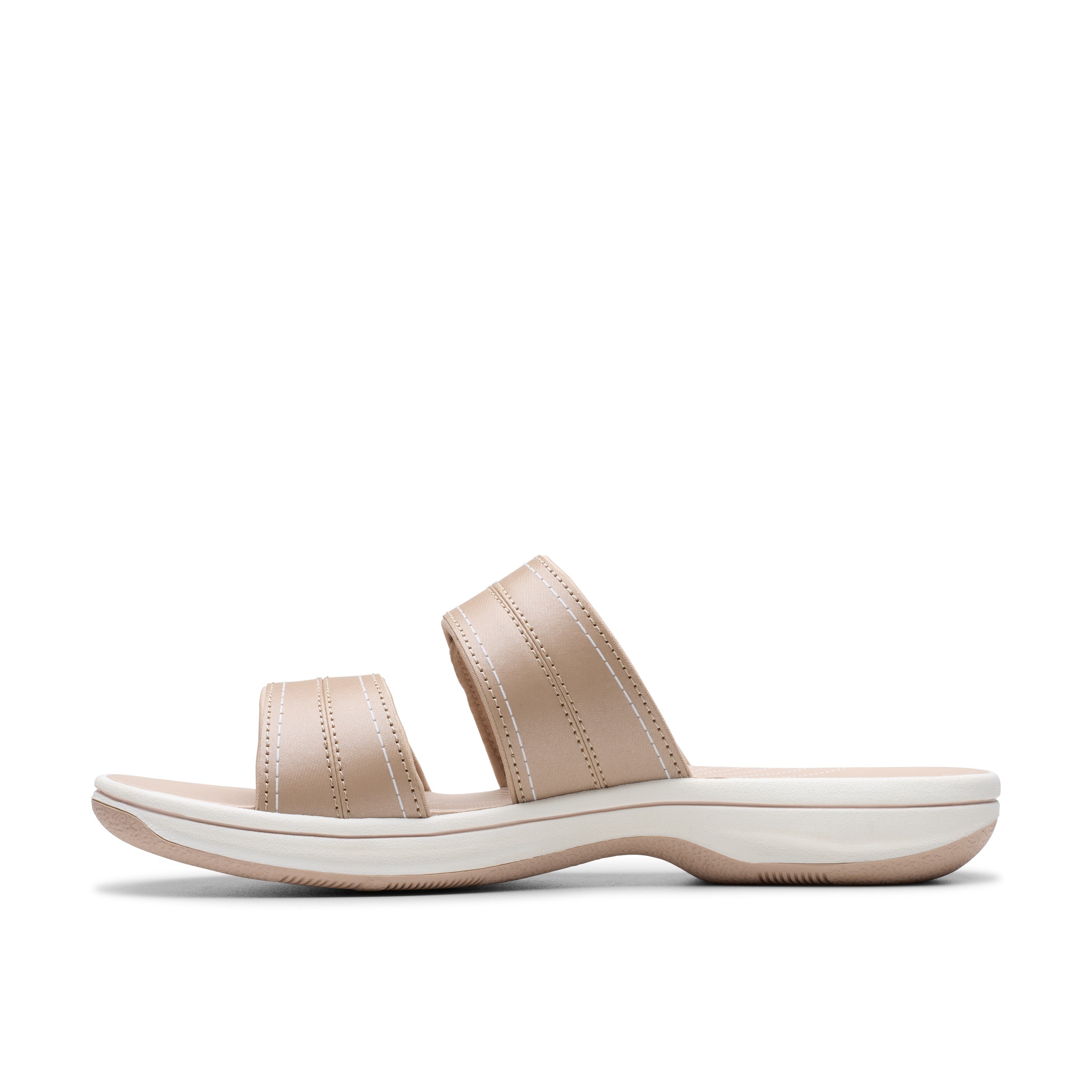 Clarks Women White-Pink Brinkley Maye Sandals