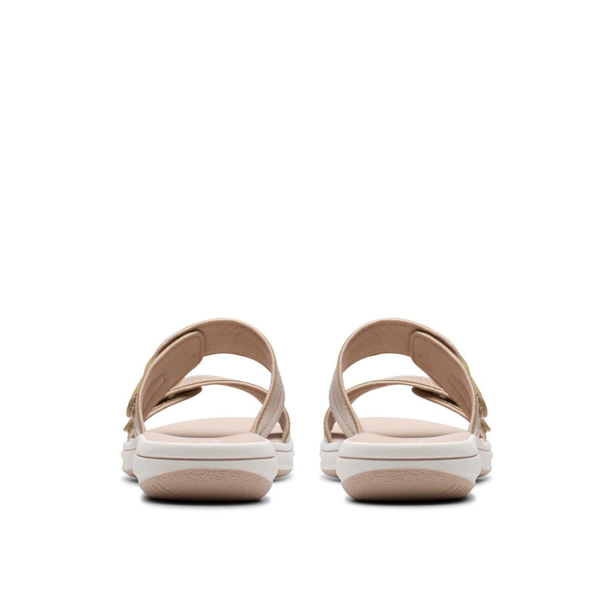 Clarks Women White-Pink Brinkley Maye Sandals