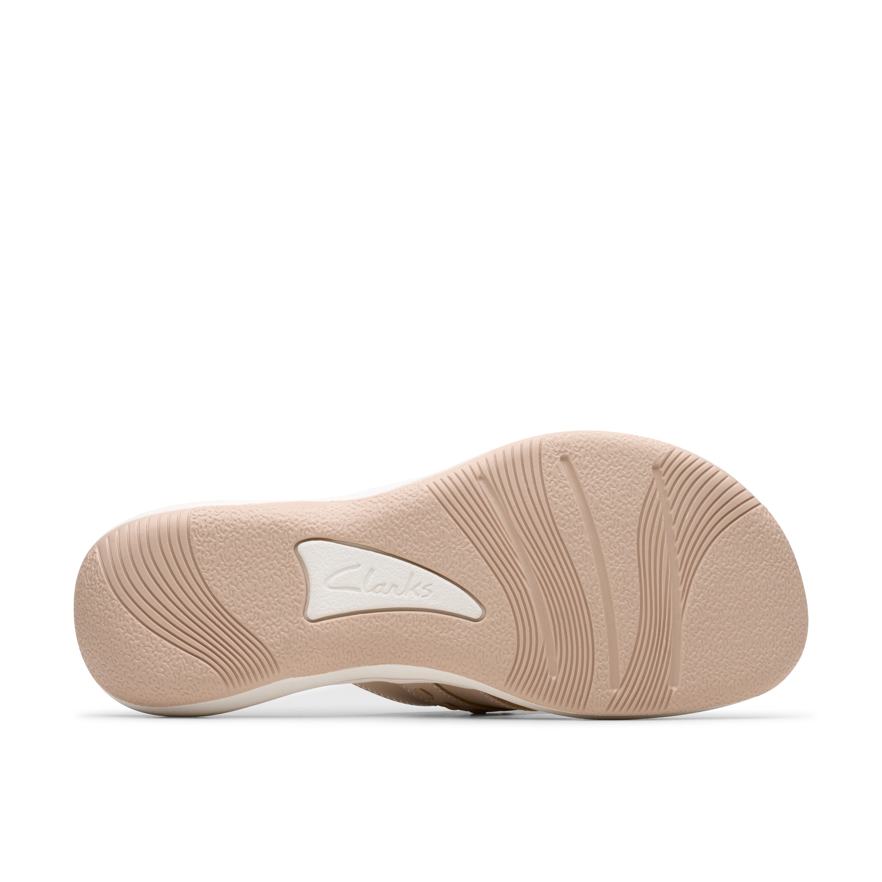 Clarks Women Beigesuede Brinkley Opal Sandals