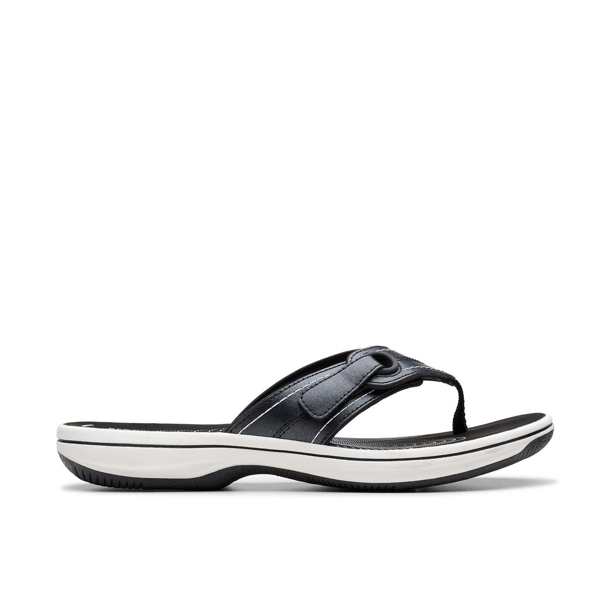 Clarks Women Brinkley Reyna Black Sandals - BLACK / 3