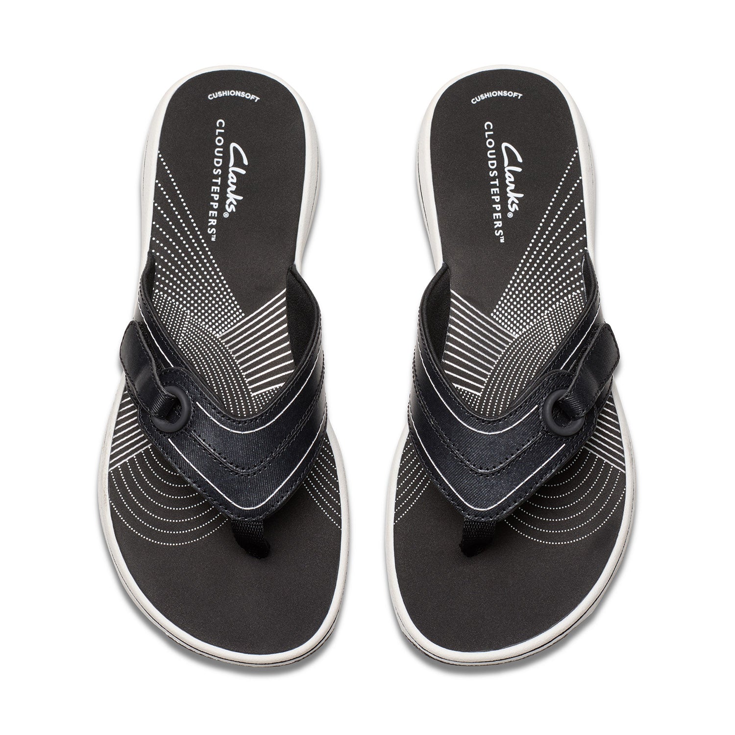 Clarks Women Brinkley Reyna Black Sandals