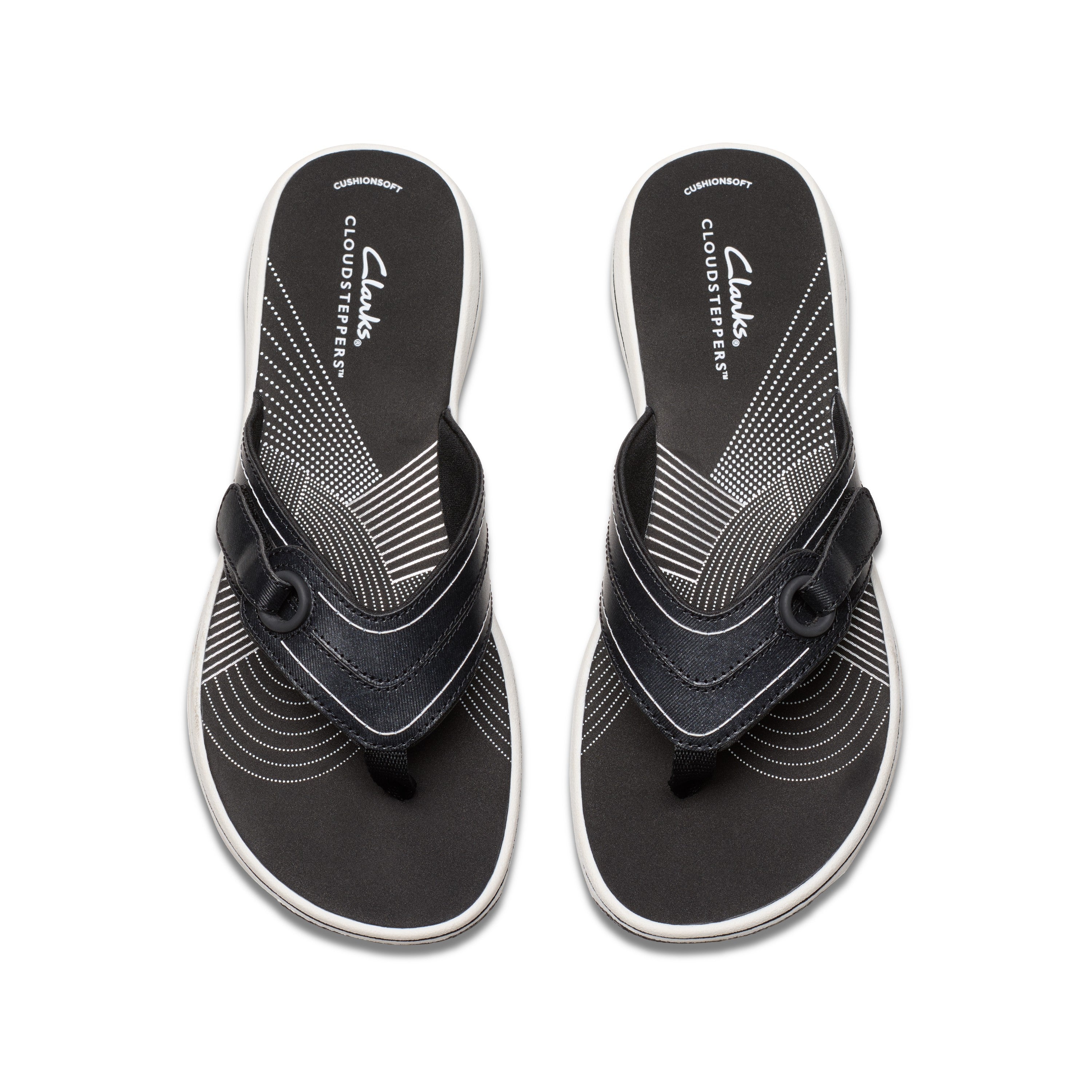 Clarks Women Black Brinkley Reyna Sandals