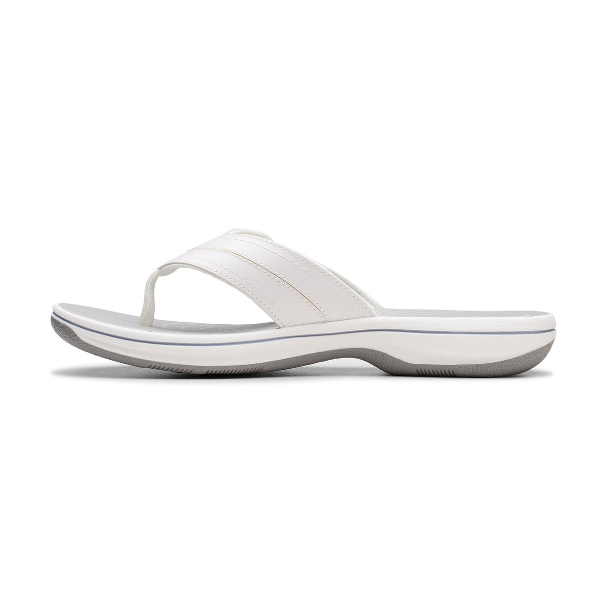 Clarks Women White Brinkley Reyna Sandals