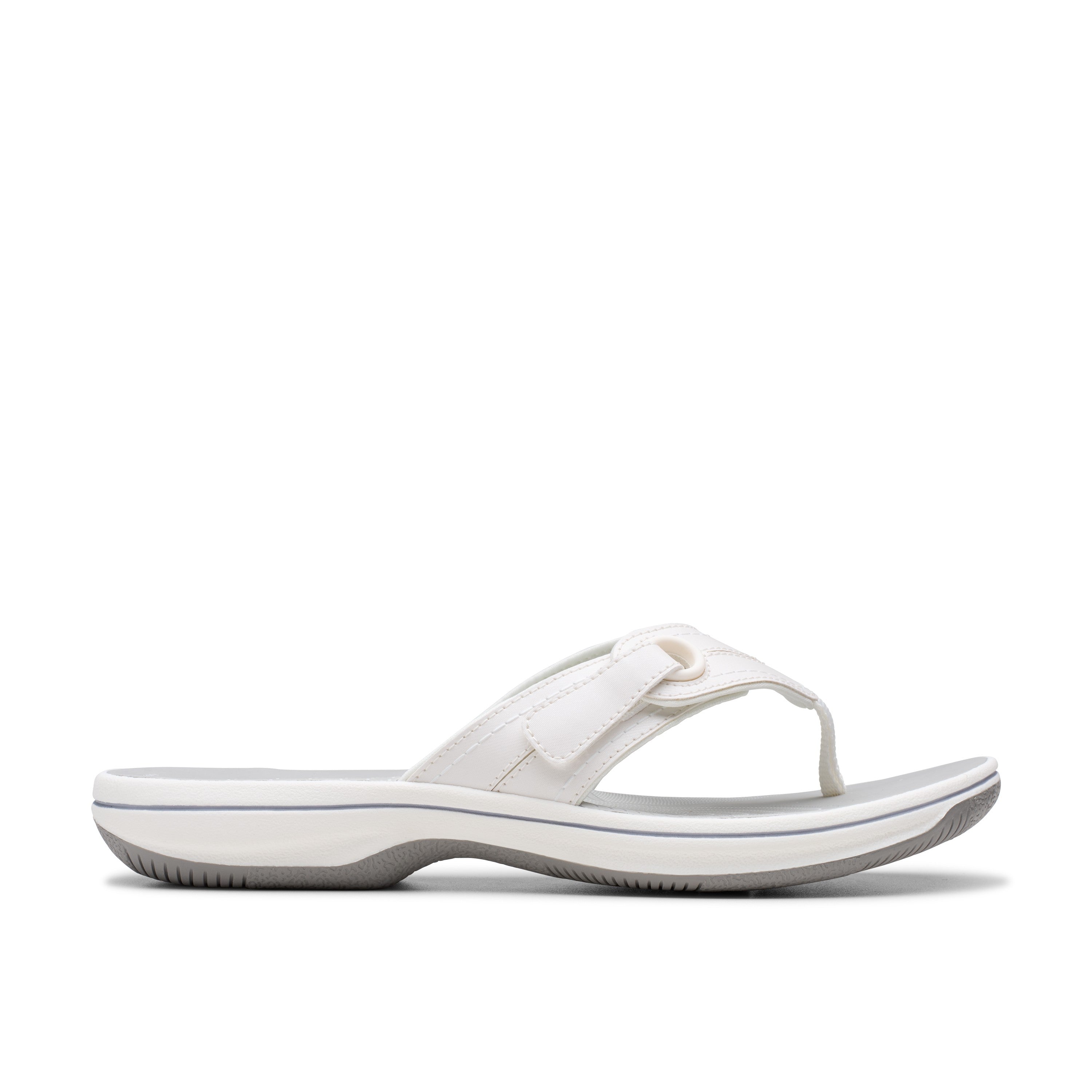 Clarks Women White Brinkley Reyna Sandals