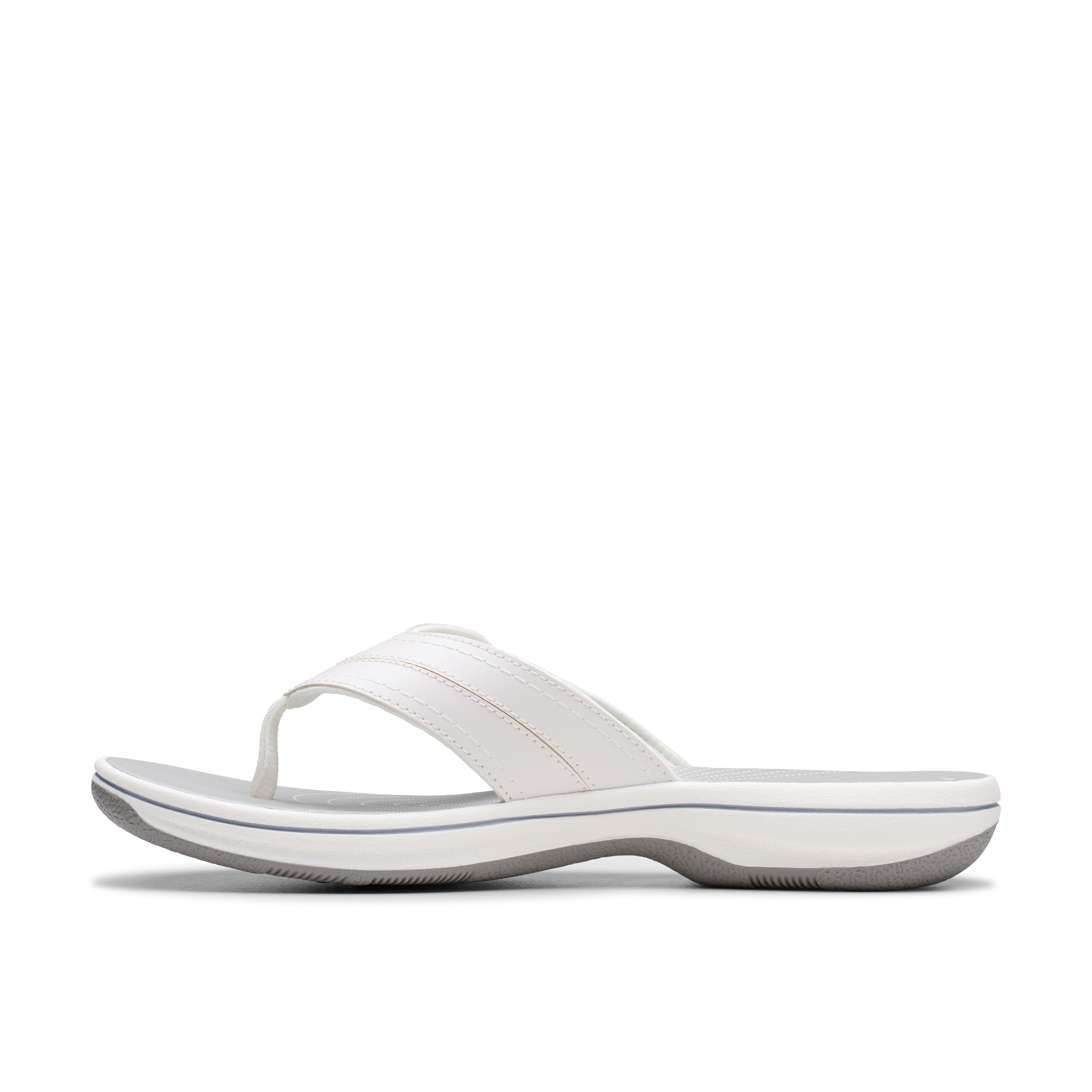 Clarks Women White Brinkley Reyna Sandals