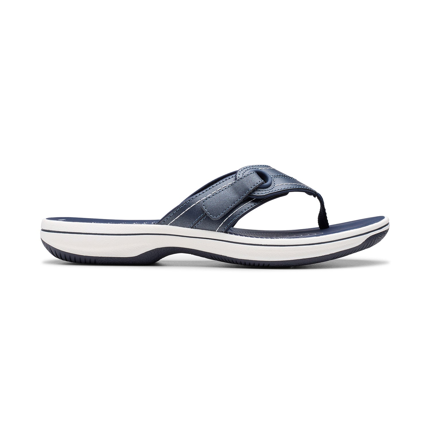 Clarks Women Brinkley Reyna Blue-Navy Sandals