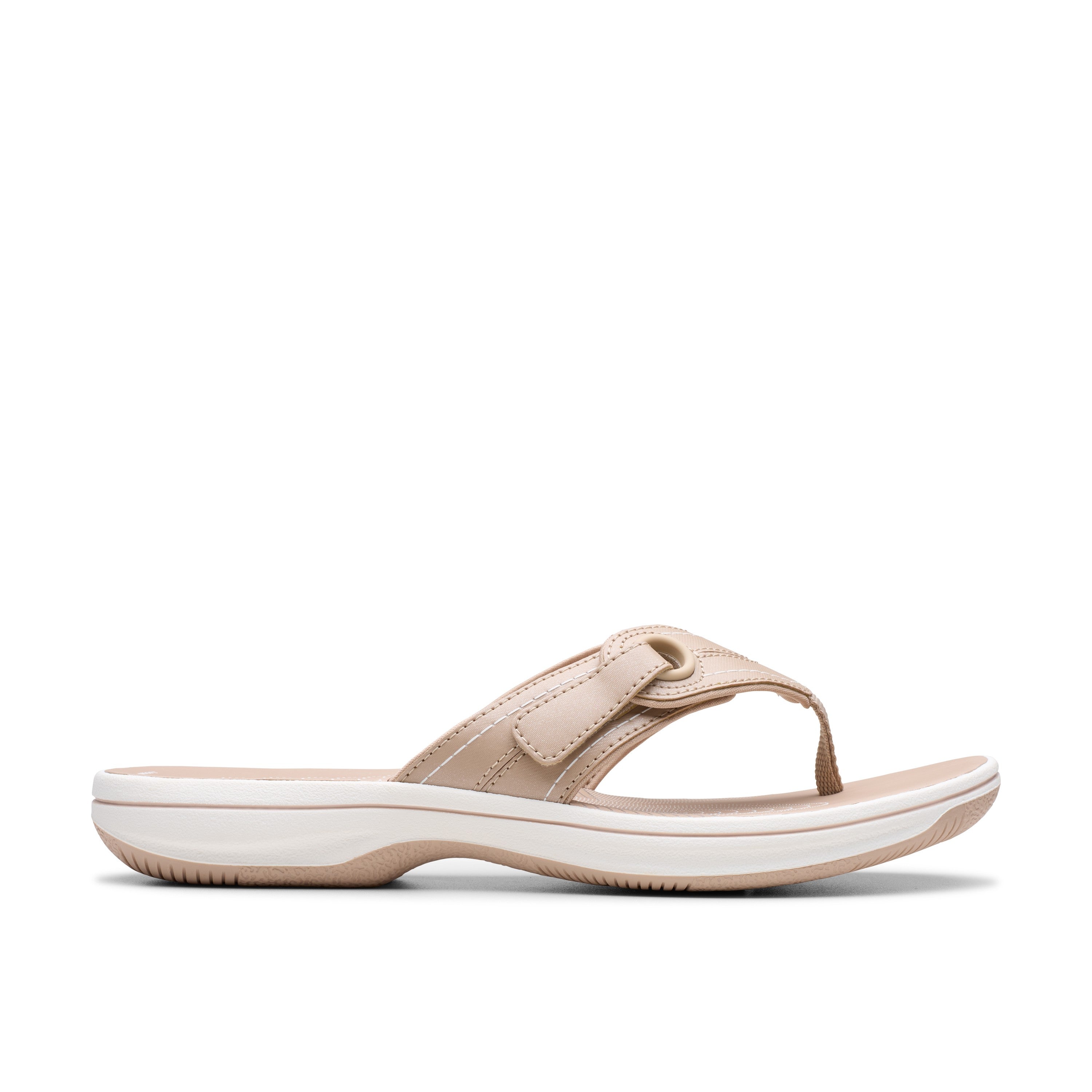Clarks Women Beige Brinkley Reyna Sandals