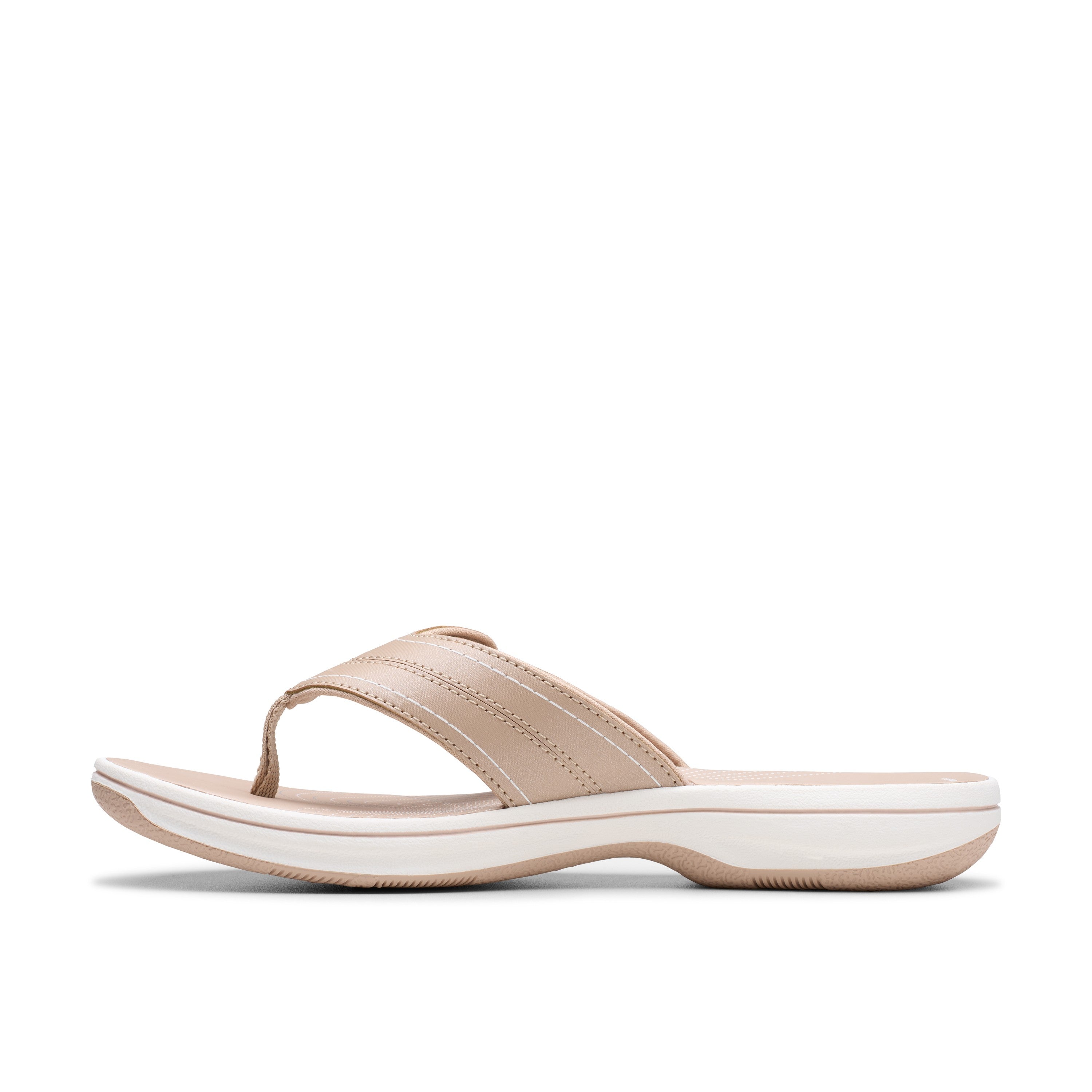Clarks Women Beige Brinkley Reyna Sandals