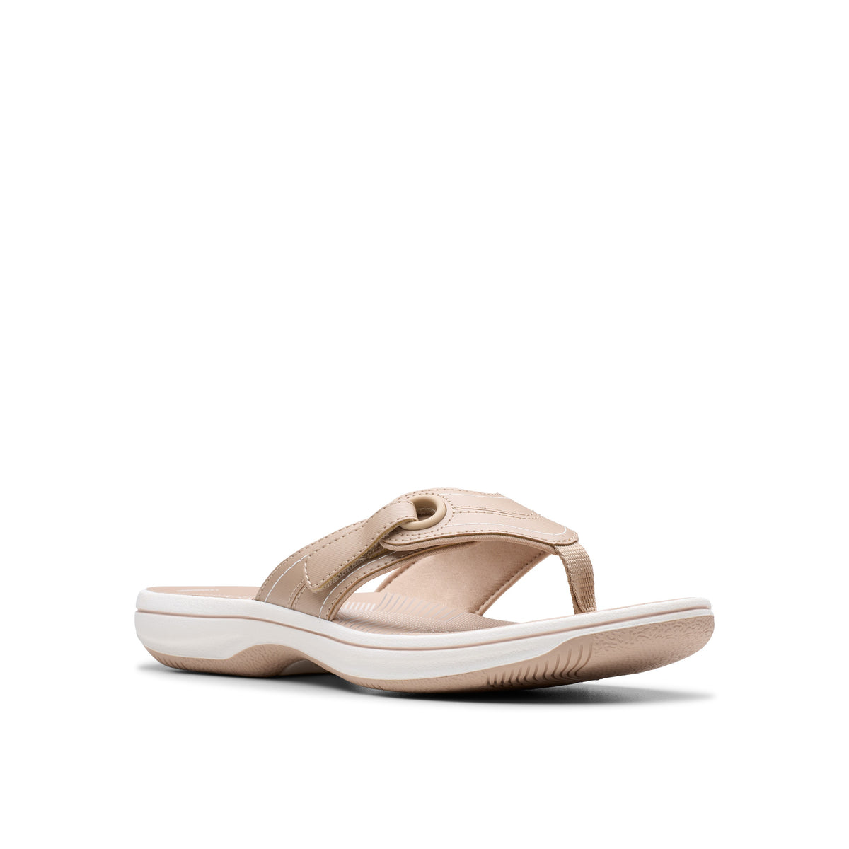 Clarks Women Beige Brinkley Reyna Sandals