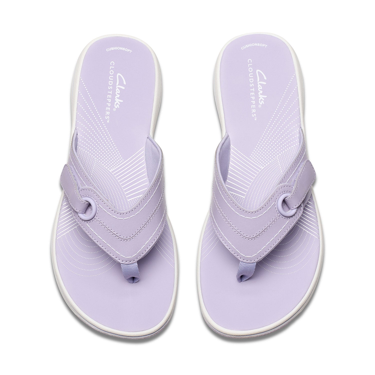 Clarks Women Brinkley Reyna Purple Sandals