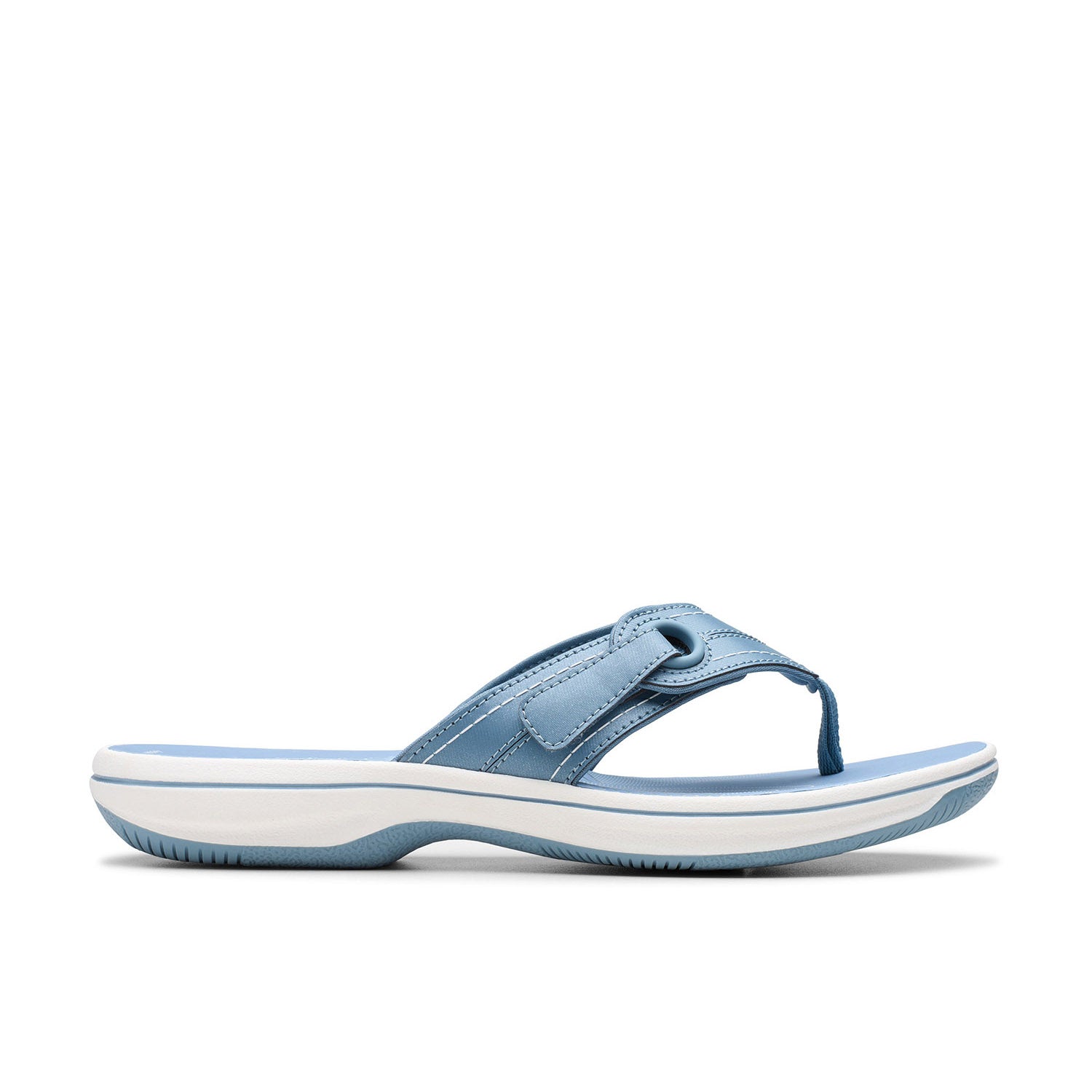 Clarks Women Brinkley Reyna Blue Sandals
