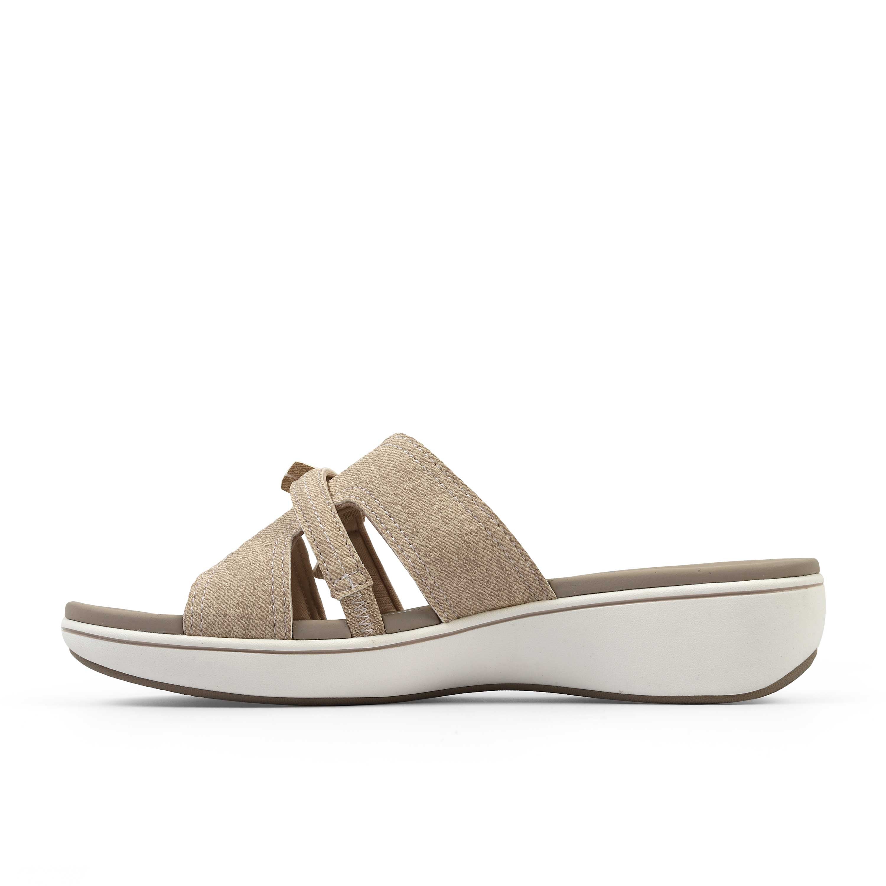 Clarks Women Brinkleyrae Mia Beige Slide