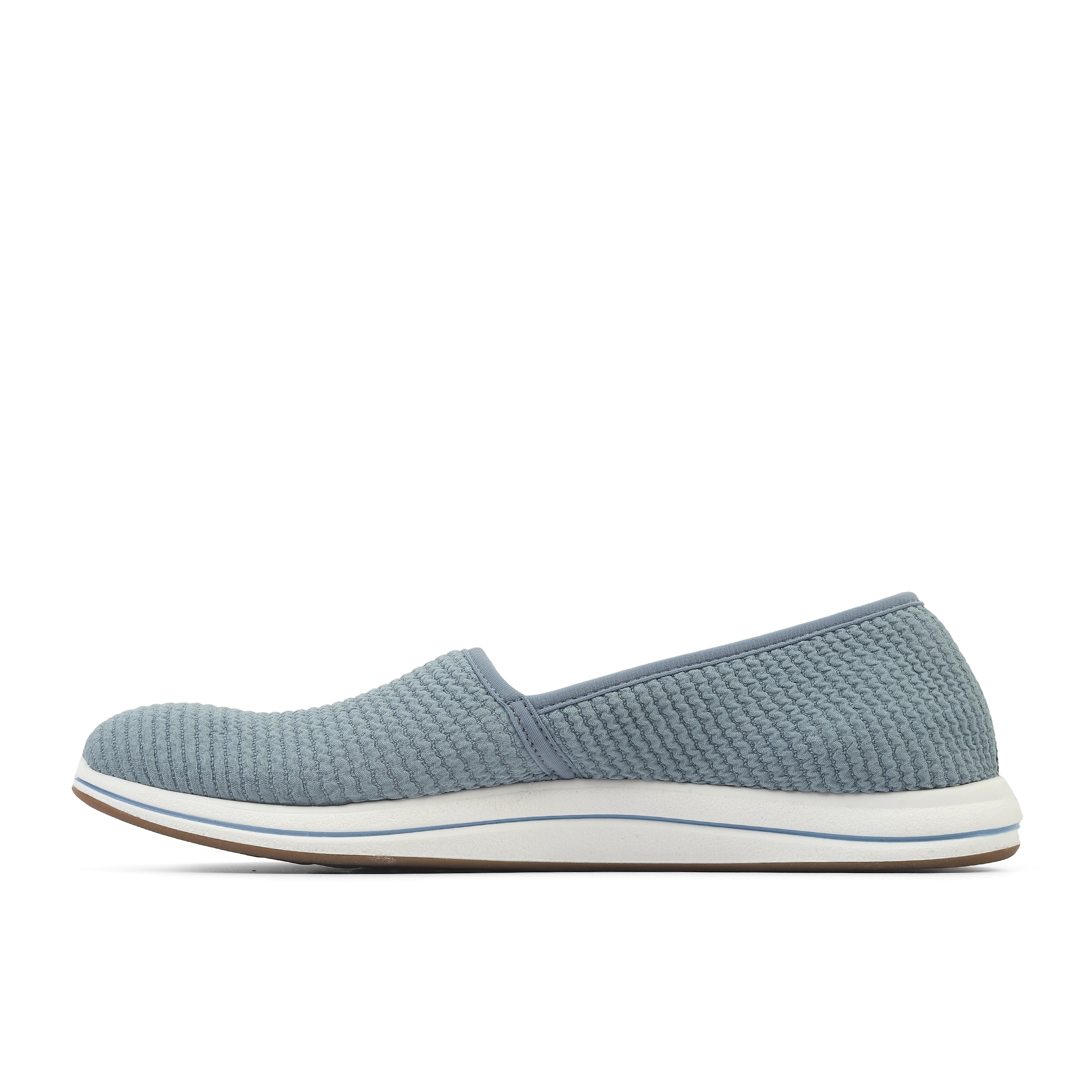 Clarks Women Brinkleystretch Light Blue Slip-On