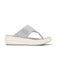 Clarks Women Drift Jaunt Silver Sandals
