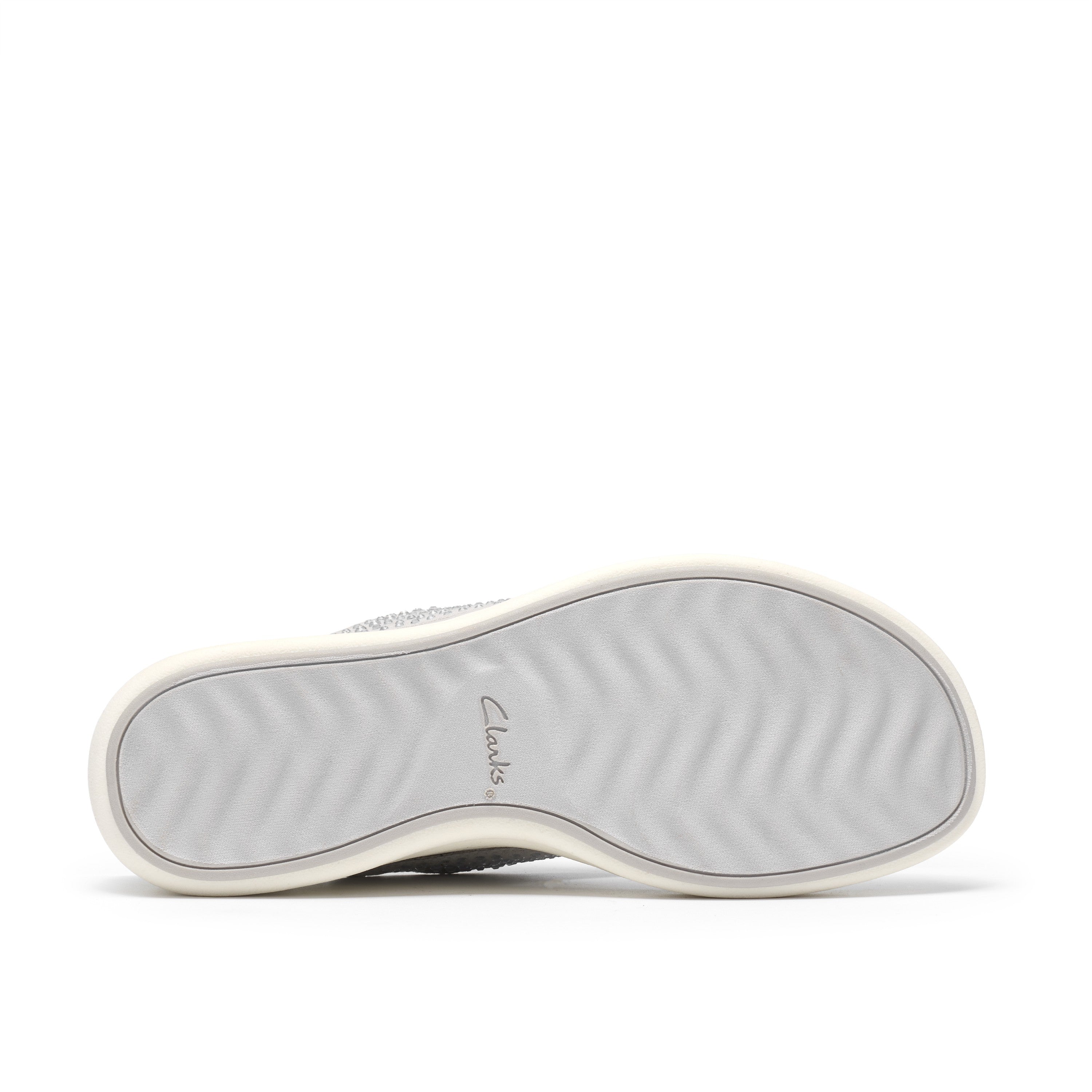 Clarks Women Silver Drift Jaunt Sandals