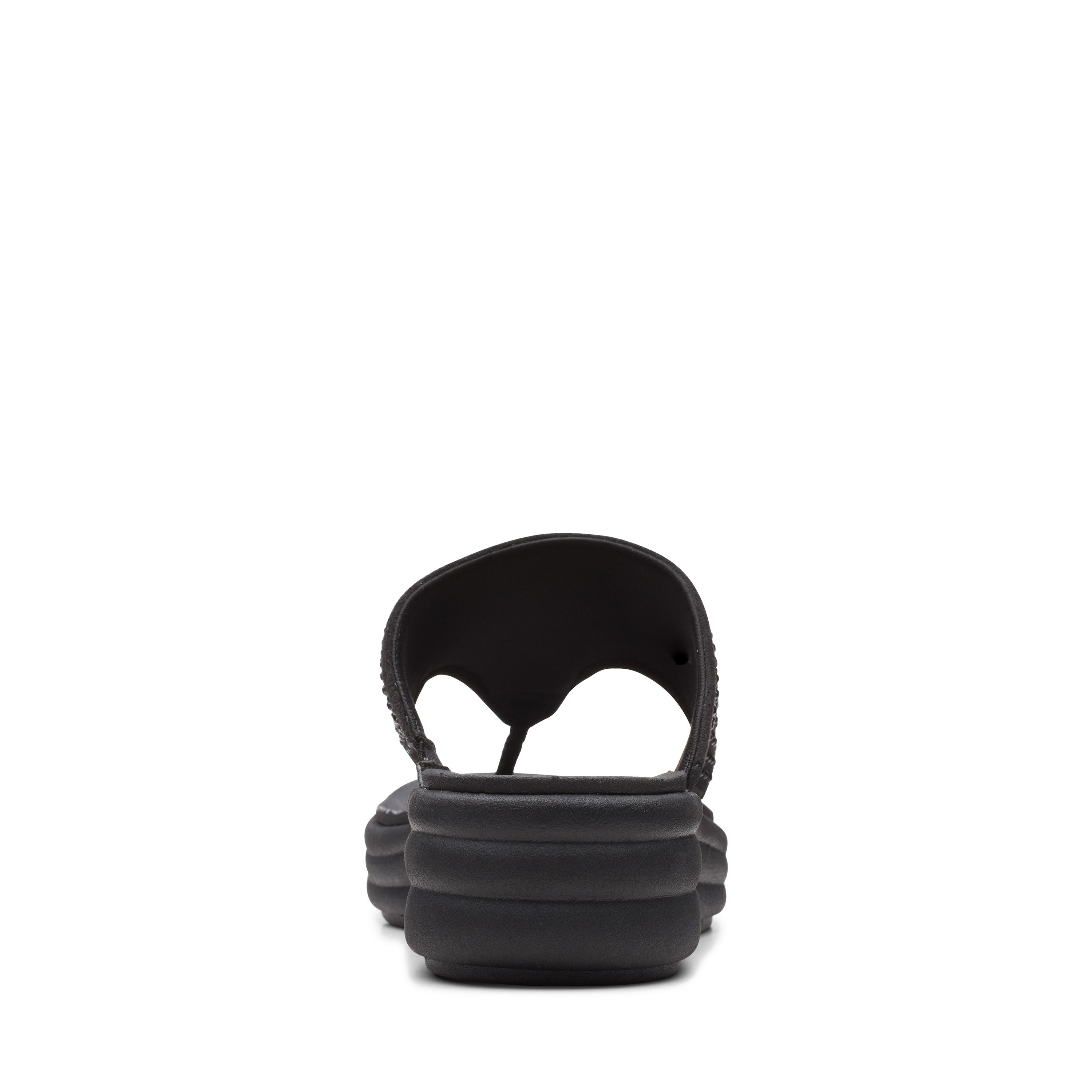Clarks Women Blacksuede Drift Jaunt Sandals