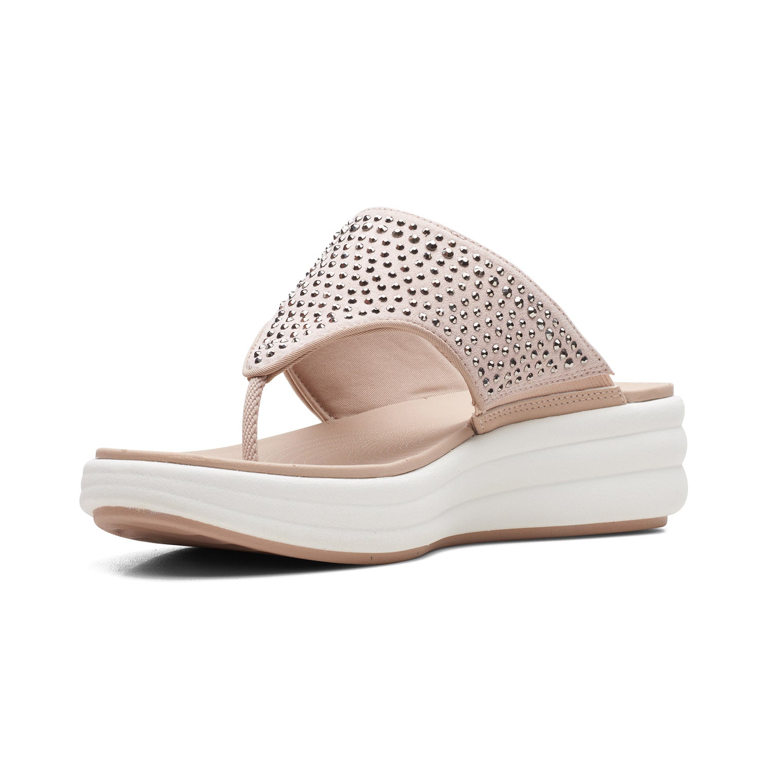 Clarks Women Light Pink Drift Jaunt Sandals
