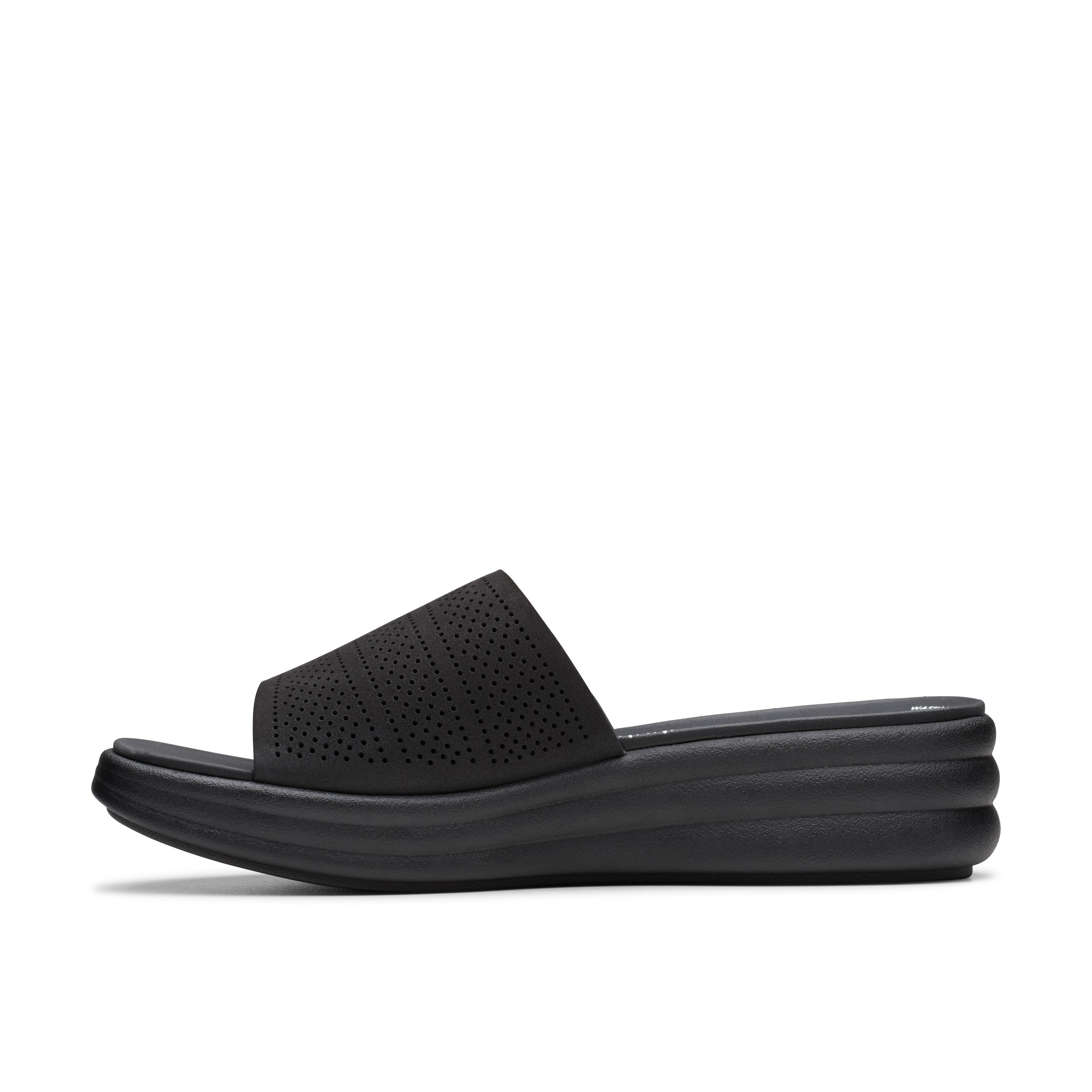 Clarks Women Black Drift Twist Sandals