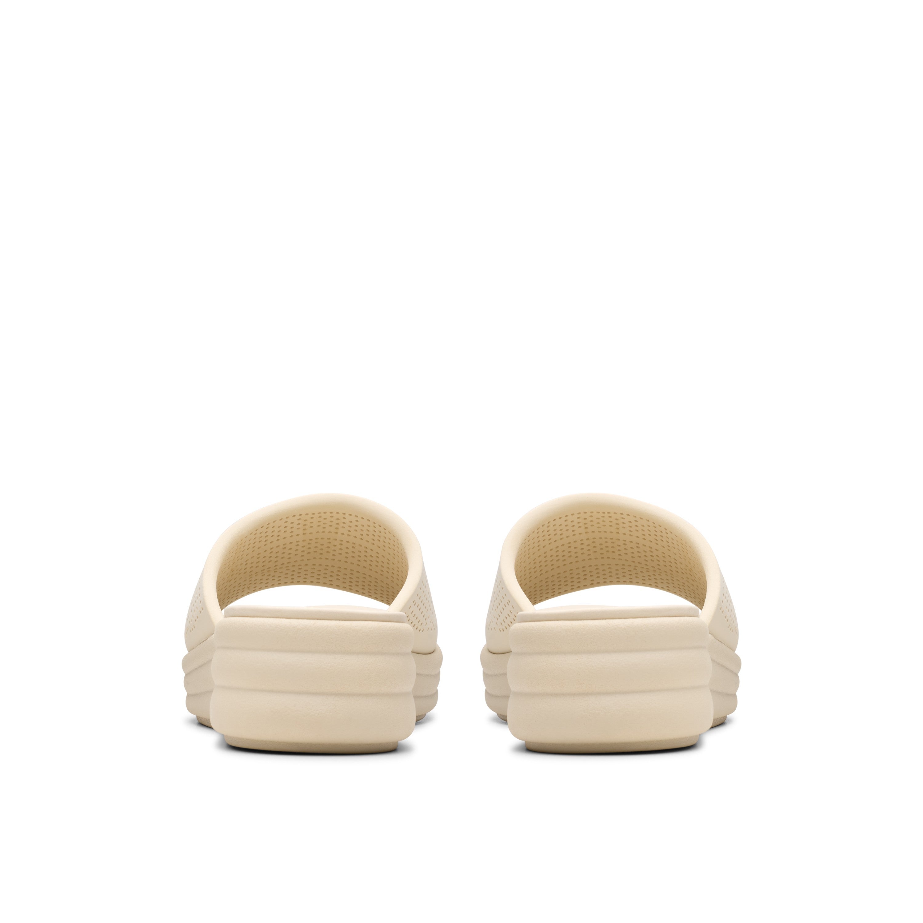 Clarks Women Off-White Drift Twist Sandals