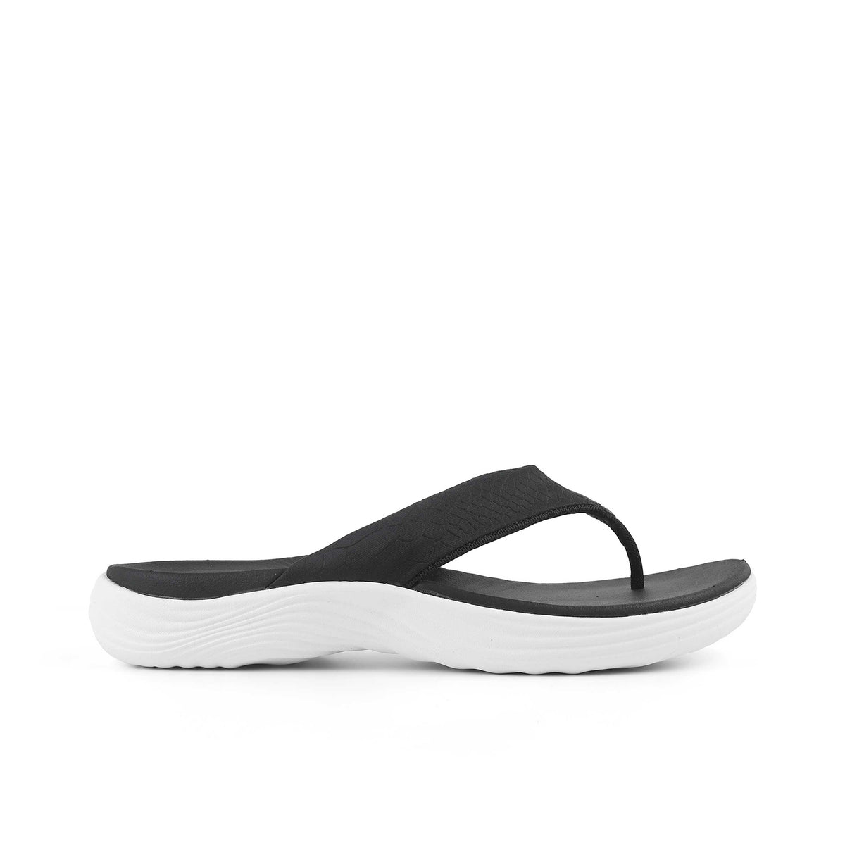 Clarks Women Lola Point Black Flip Flop - Black / 3