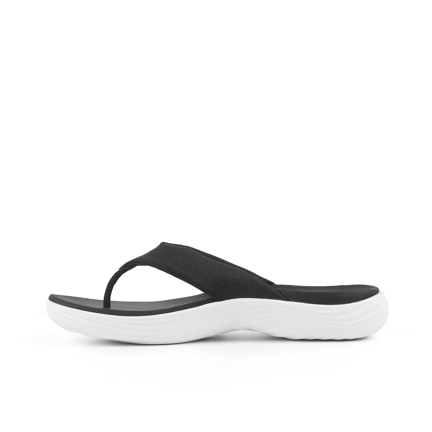 Clarks Women Lola Point Black Flip Flop