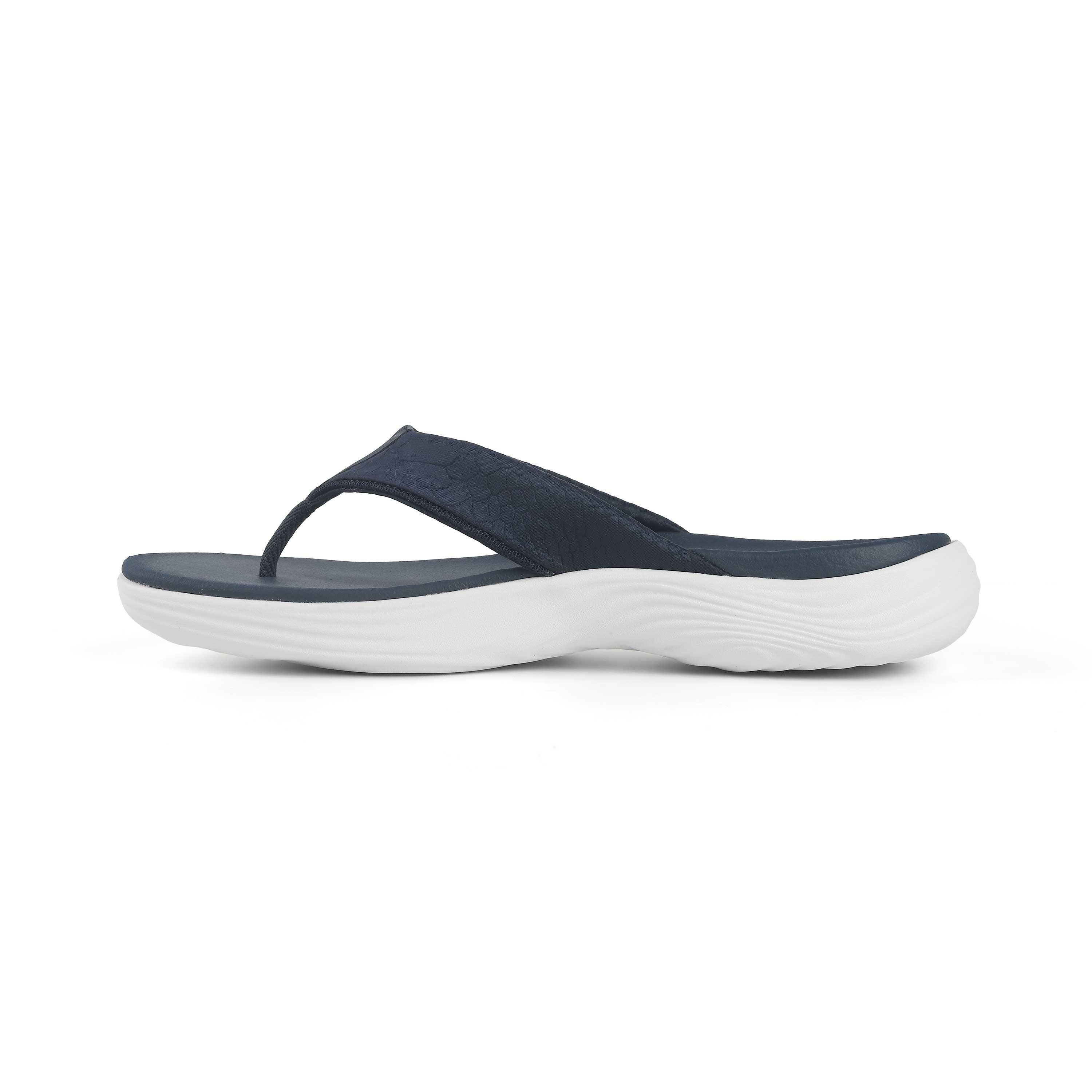 Clarks Women Lola Point Navy Flip Flop